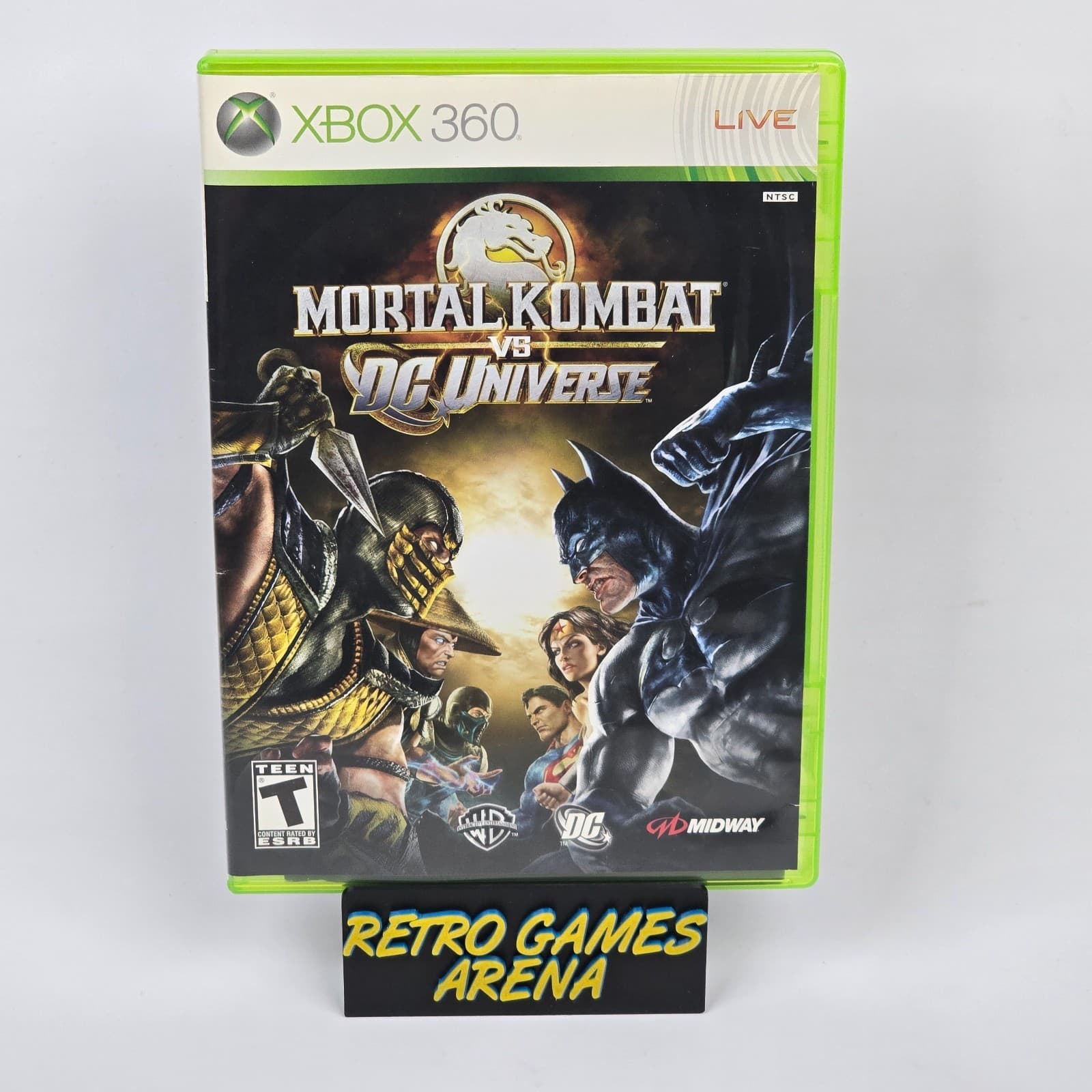 Mortal Kombat vs DC Universe (Xbox 360) CIB COMPLETE