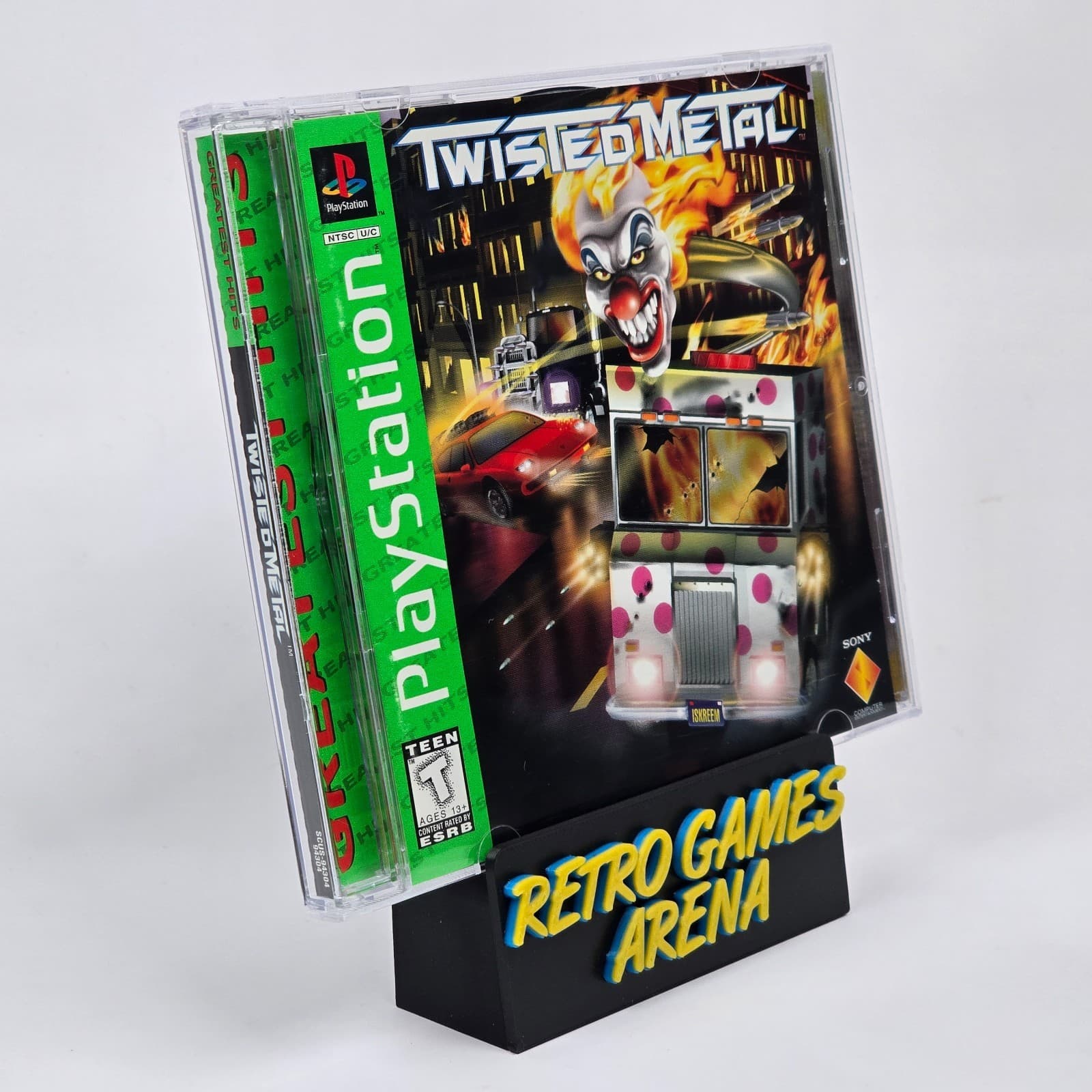 💿REFURBISHED Twisted Metal 1 (PlayStation 1 PS1) Greatest Hits CIB COMPLETE💿