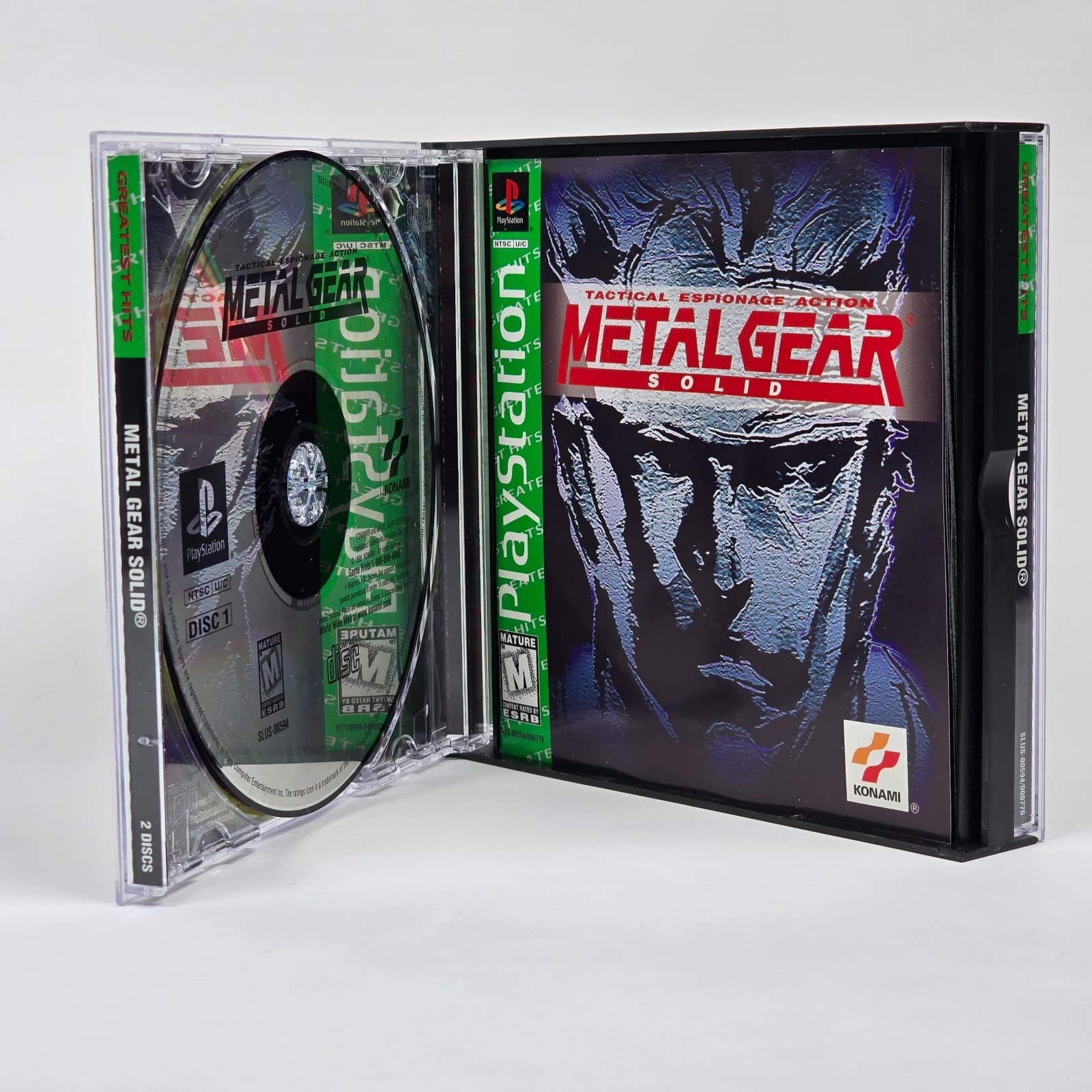 💿REFURBISHED Metal Gear Solid (PlayStation 1 PS1) Greatest Hits CIB COMPLETE💿 - Thumbnail 2