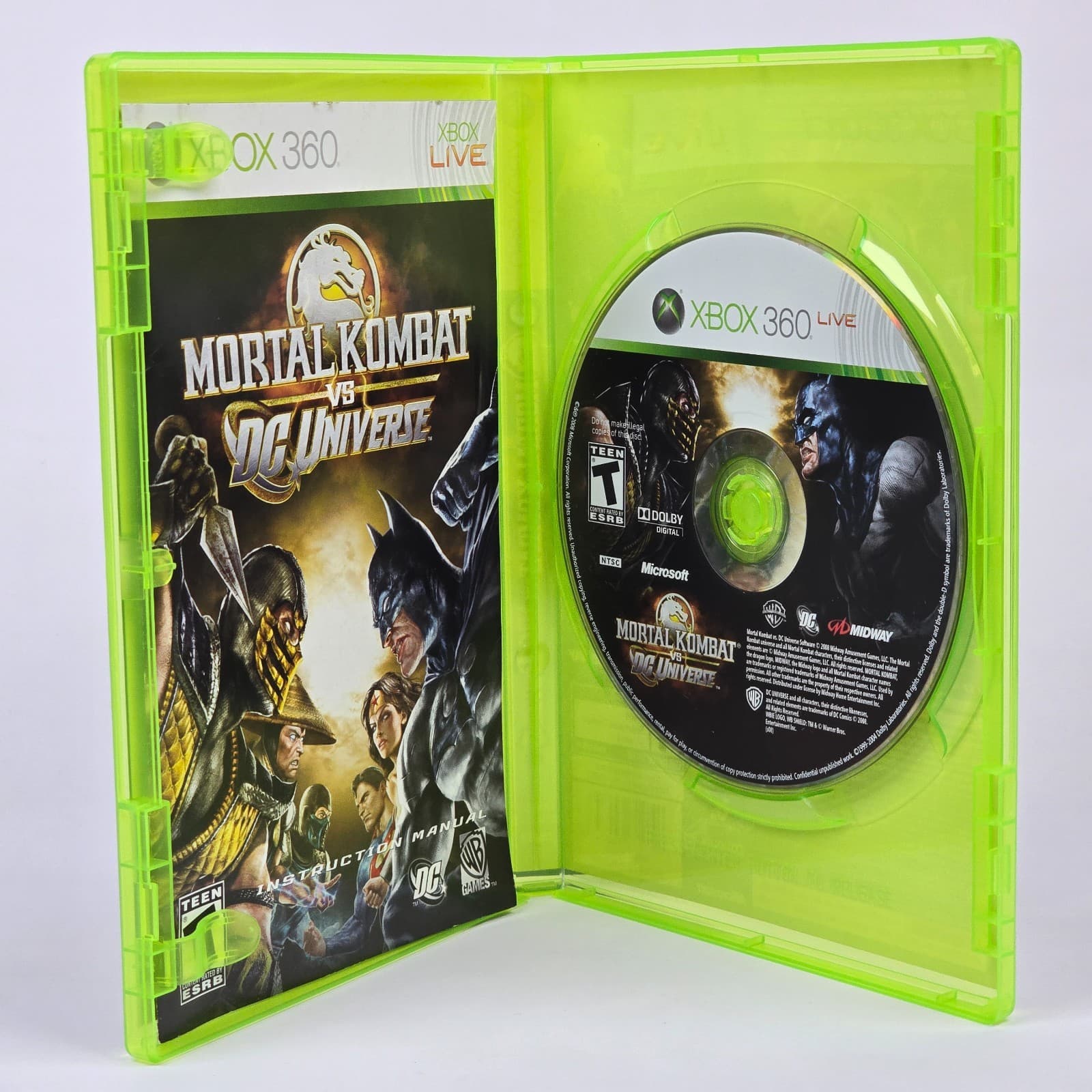 Mortal Kombat vs DC Universe (Xbox 360) CIB COMPLETE - Thumbnail 2