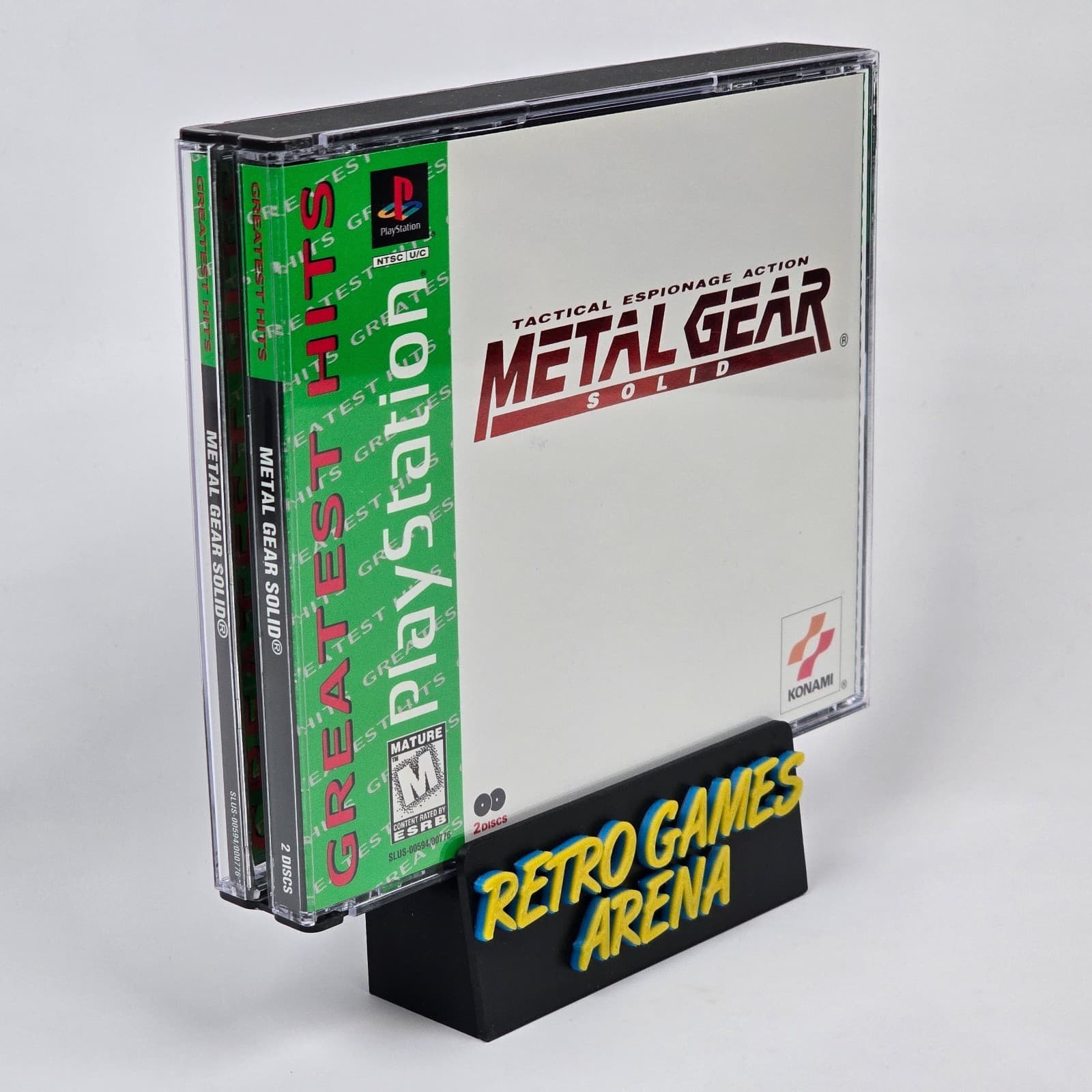 💿REFURBISHED Metal Gear Solid (PlayStation 1 PS1) Greatest Hits CIB COMPLETE💿
