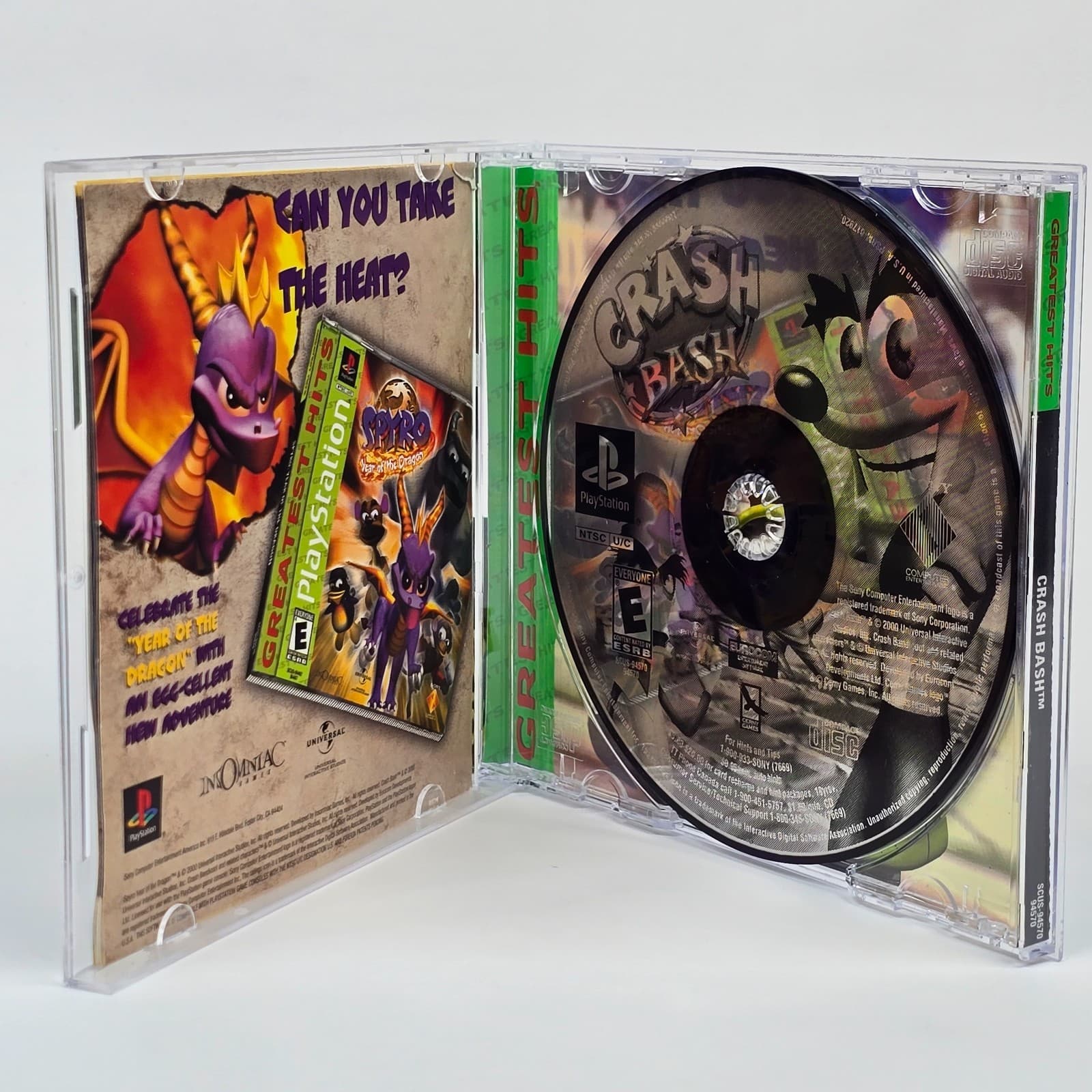 Crash Bash (PlayStation 1 PS1) Greatest Hits CIB COMPLETE - Thumbnail 2