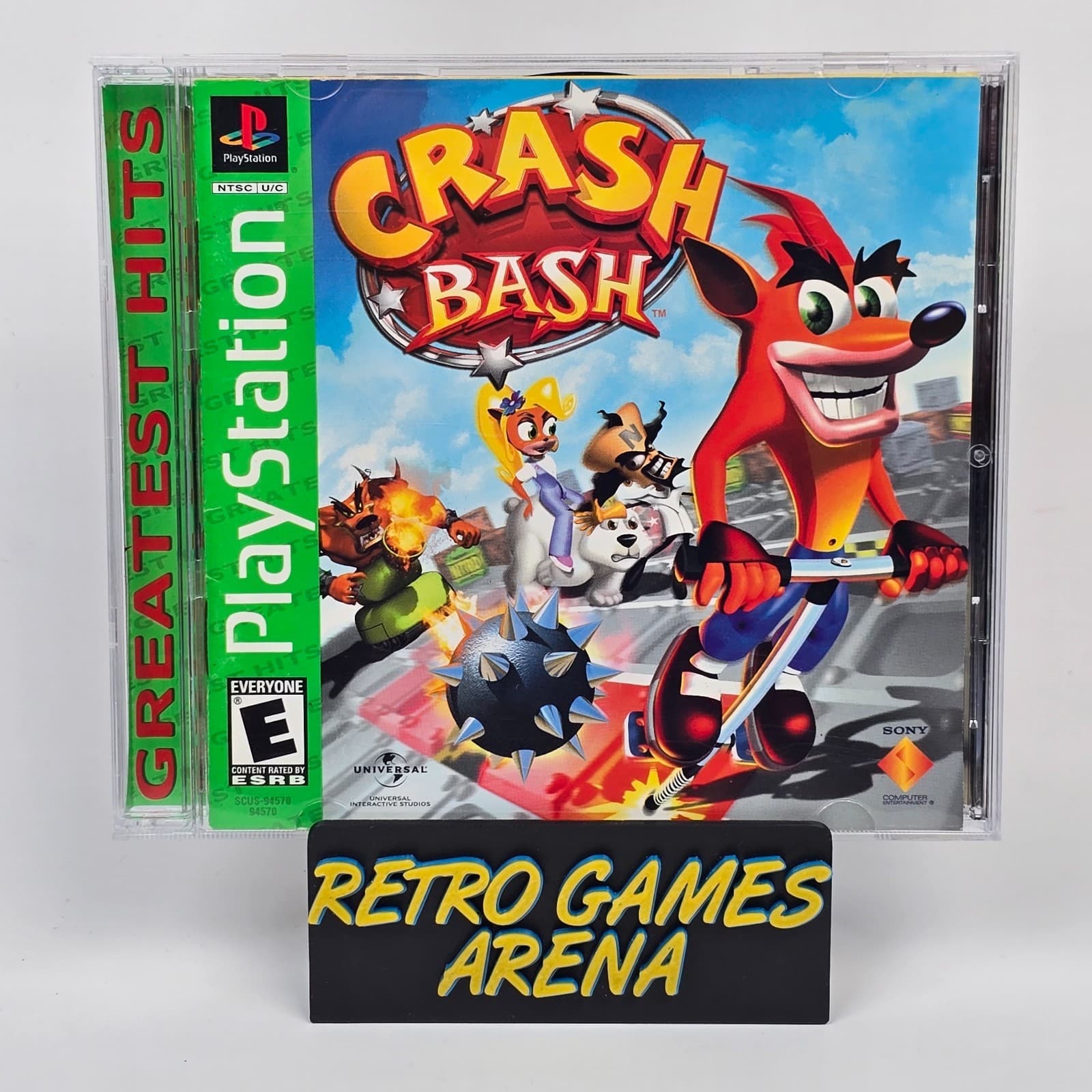 Crash Bash (PlayStation 1 PS1) Greatest Hits CIB COMPLETE