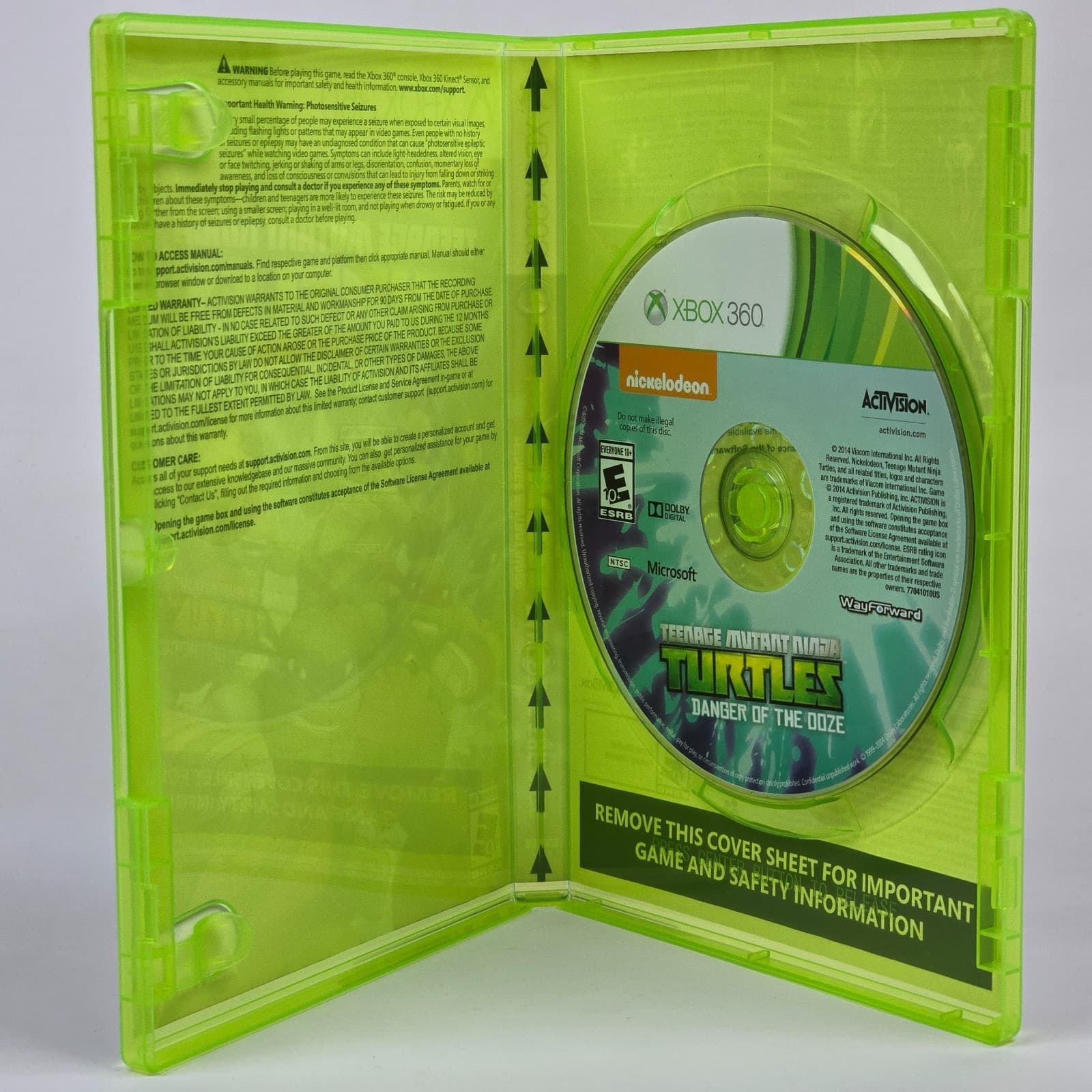 Teenage Mutant Ninja Turtles TMNT: Secret of the Ooze (Xbox 360) CIB COMPLETE - Thumbnail 2