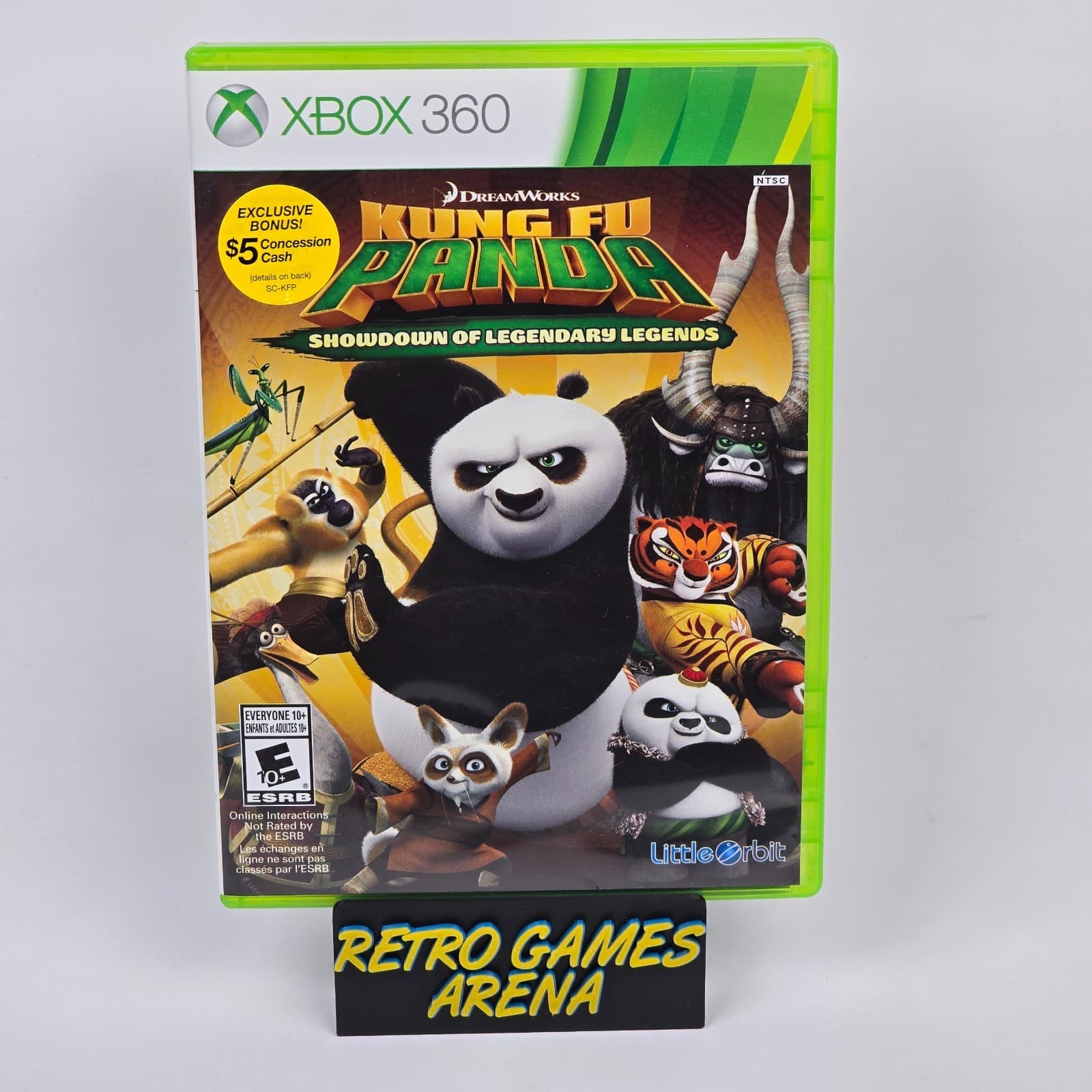 Kung Fu Panda: Showdown of the Legendary Legends (Xbox 360) CIB COMPLETE