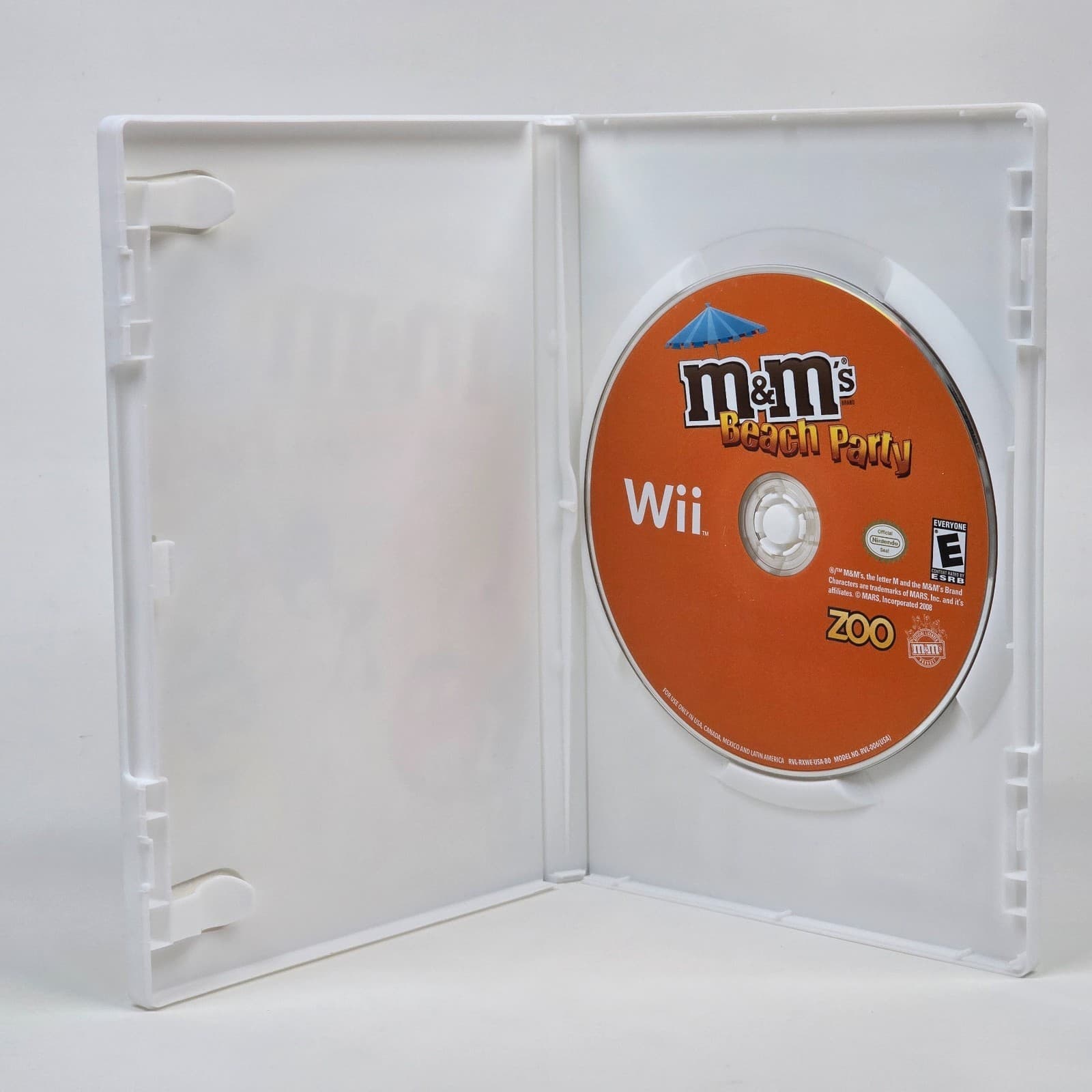 M&M's Beach Party (Nintendo Wii) Case & Disc TESTED - Thumbnail 2
