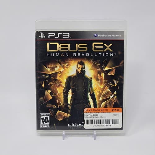 Deus Ex: Human Revolution (PlayStation 3 PS3) CIB COMPLETE & TESTED