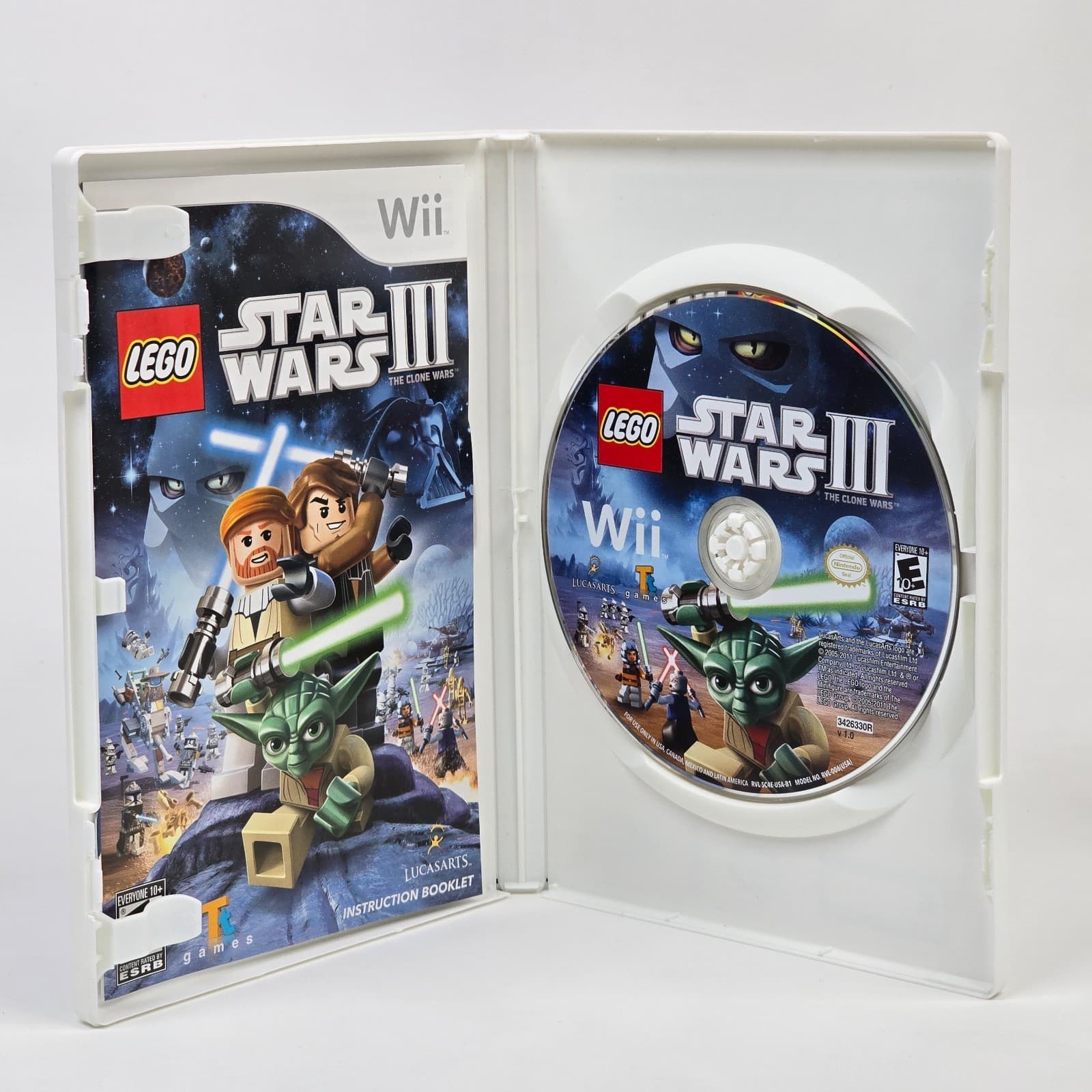 LEGO Star Wars III 3: The Clone Wars (Nintendo Wii) CIB COMPLETE & TESTED - Thumbnail 2