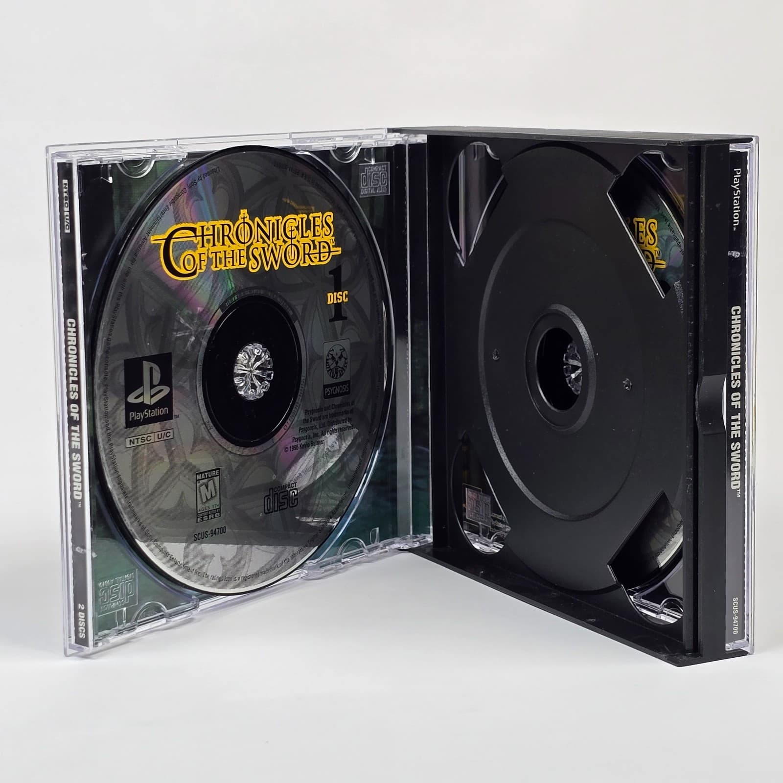 Chronicles of the Sword (PlayStation 1 PS1) Case & Discs - Thumbnail 2