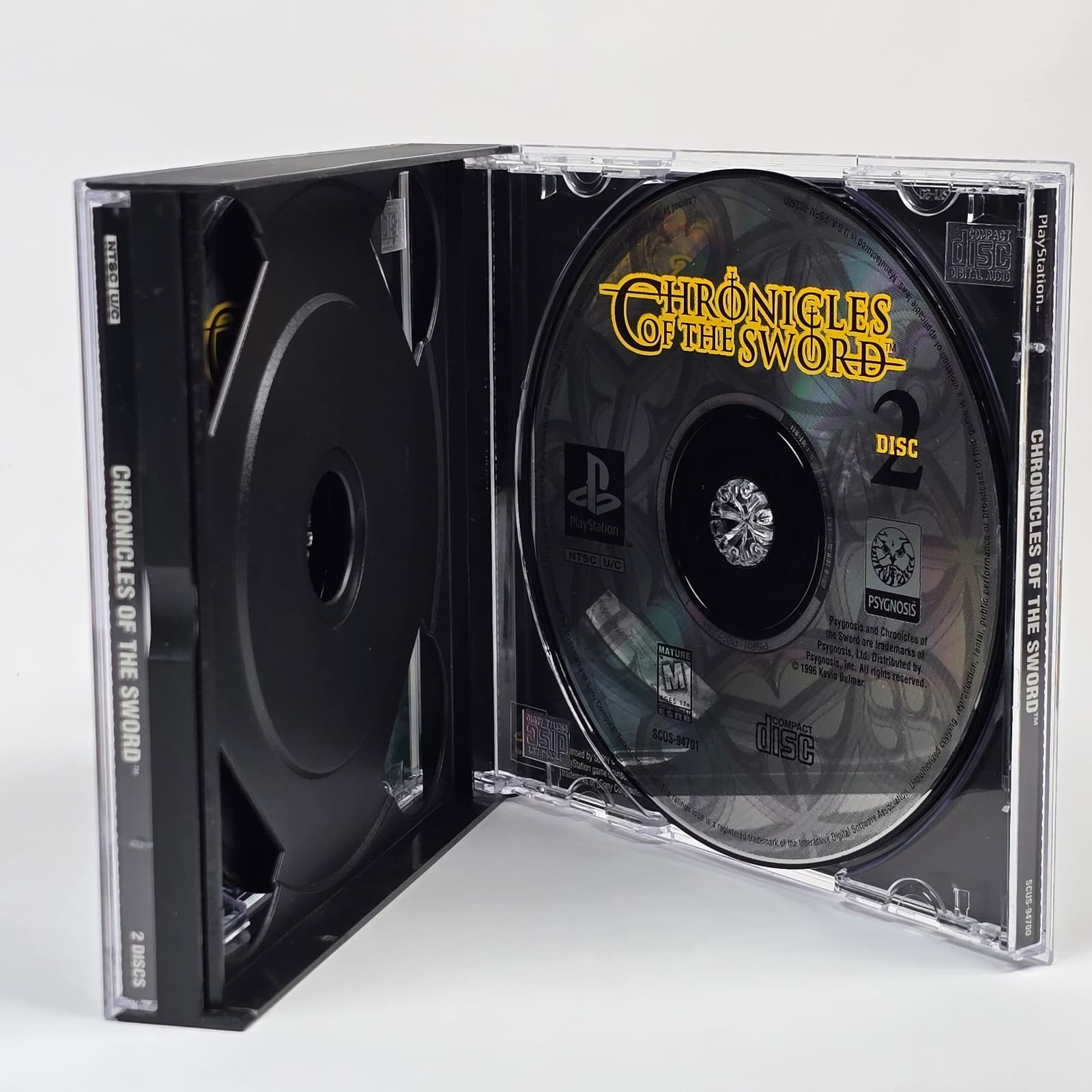 Chronicles of the Sword (PlayStation 1 PS1) Case & Discs - Thumbnail 3