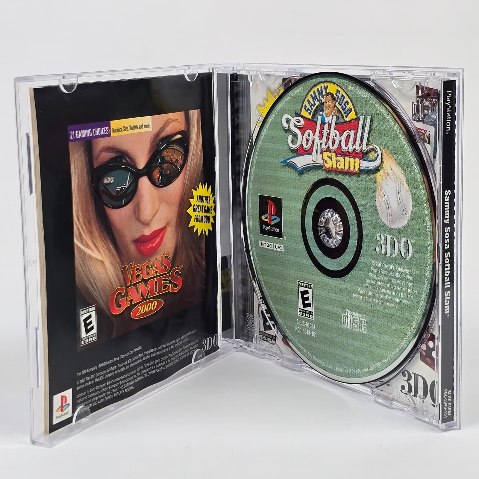 Sammy Sosa Softball Slam (PlayStation 1 PS1) CIB COMPLETE - Thumbnail 2
