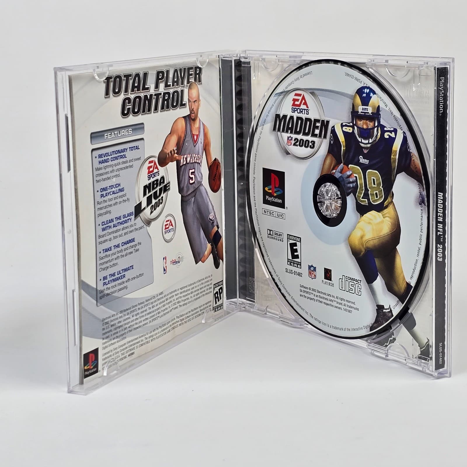 Madden NFL 2003 (PlayStation 1 PS1) CIB COMPLETE - Thumbnail 2
