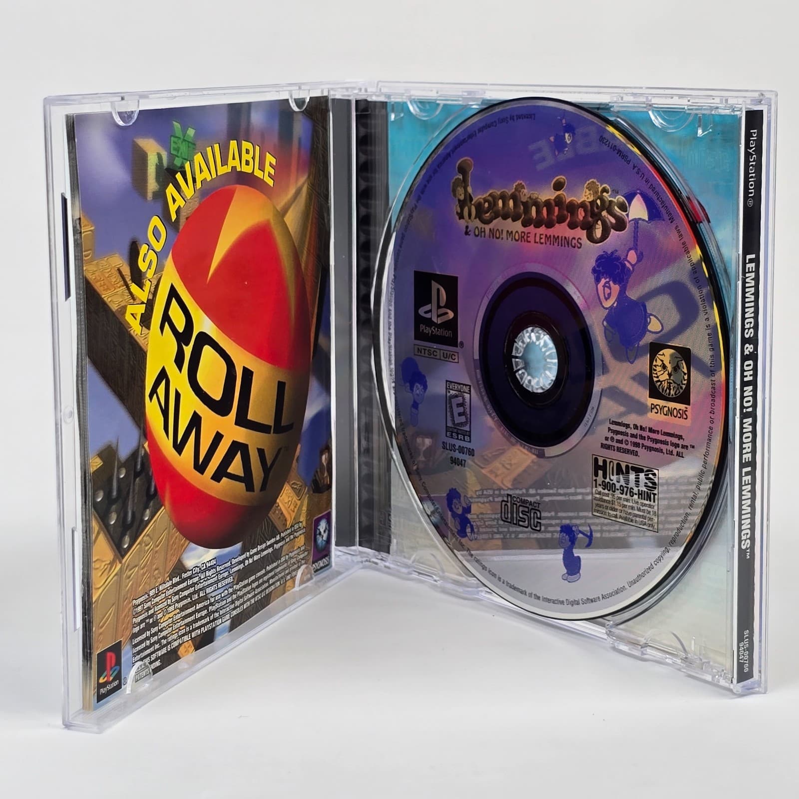 Lemmings & Oh No! More Lemmings (PlayStation 1 PS1) CIB COMPLETE - Thumbnail 2