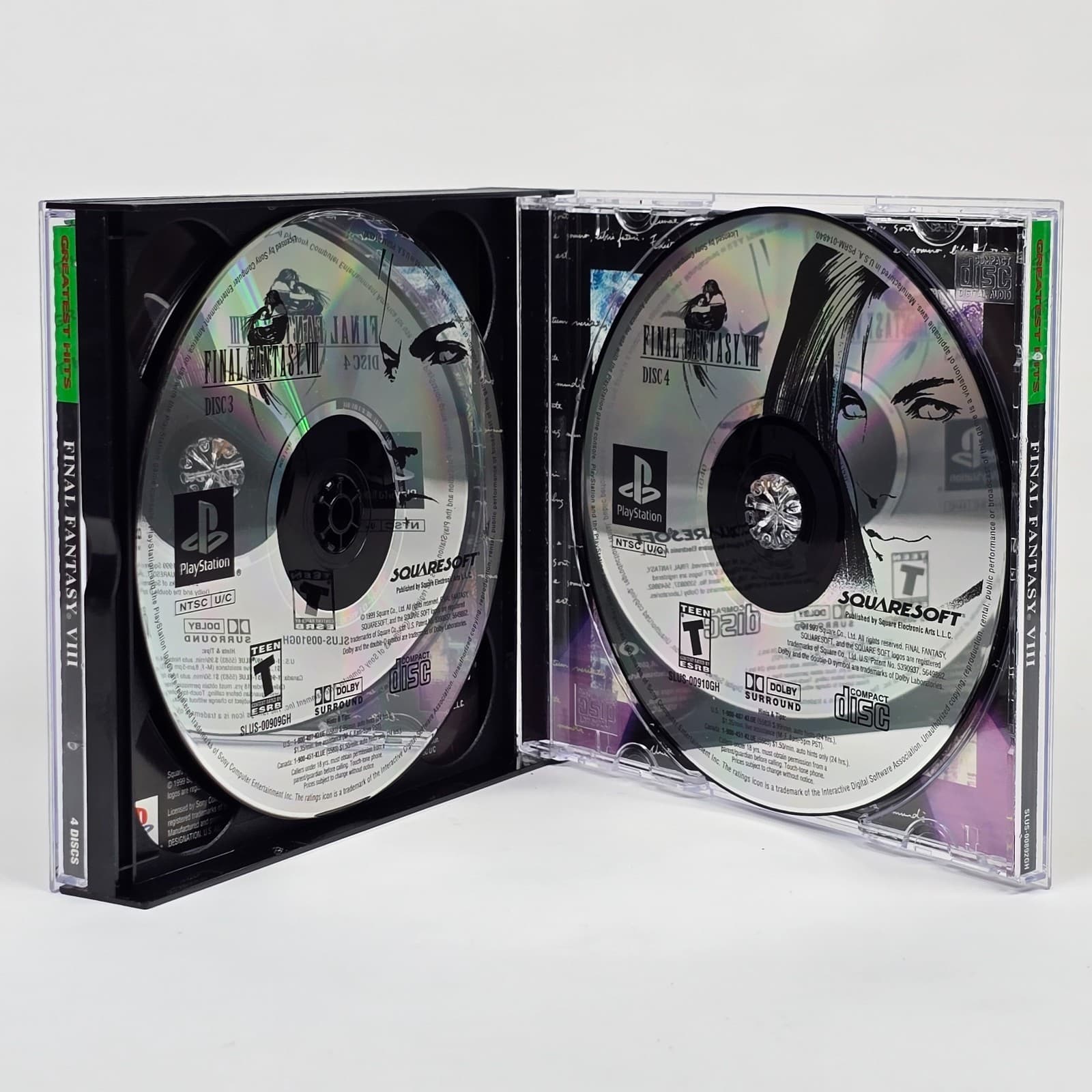 Final Fantasy VIII 8 (PlayStation 1 PS1) Greatest Hits CIB COMPLETE - Thumbnail 3