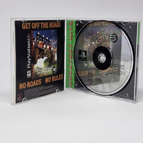 Test Drive 5 (PlayStation 1 PS1) Greatest Hits CIB COMPLETE & TESTED - Thumbnail 2