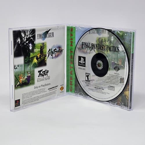 Final Fantasy Tactics (PlayStation 1 PS1) Greatest Hits CIB COMPLETE & TESTED - Thumbnail 2