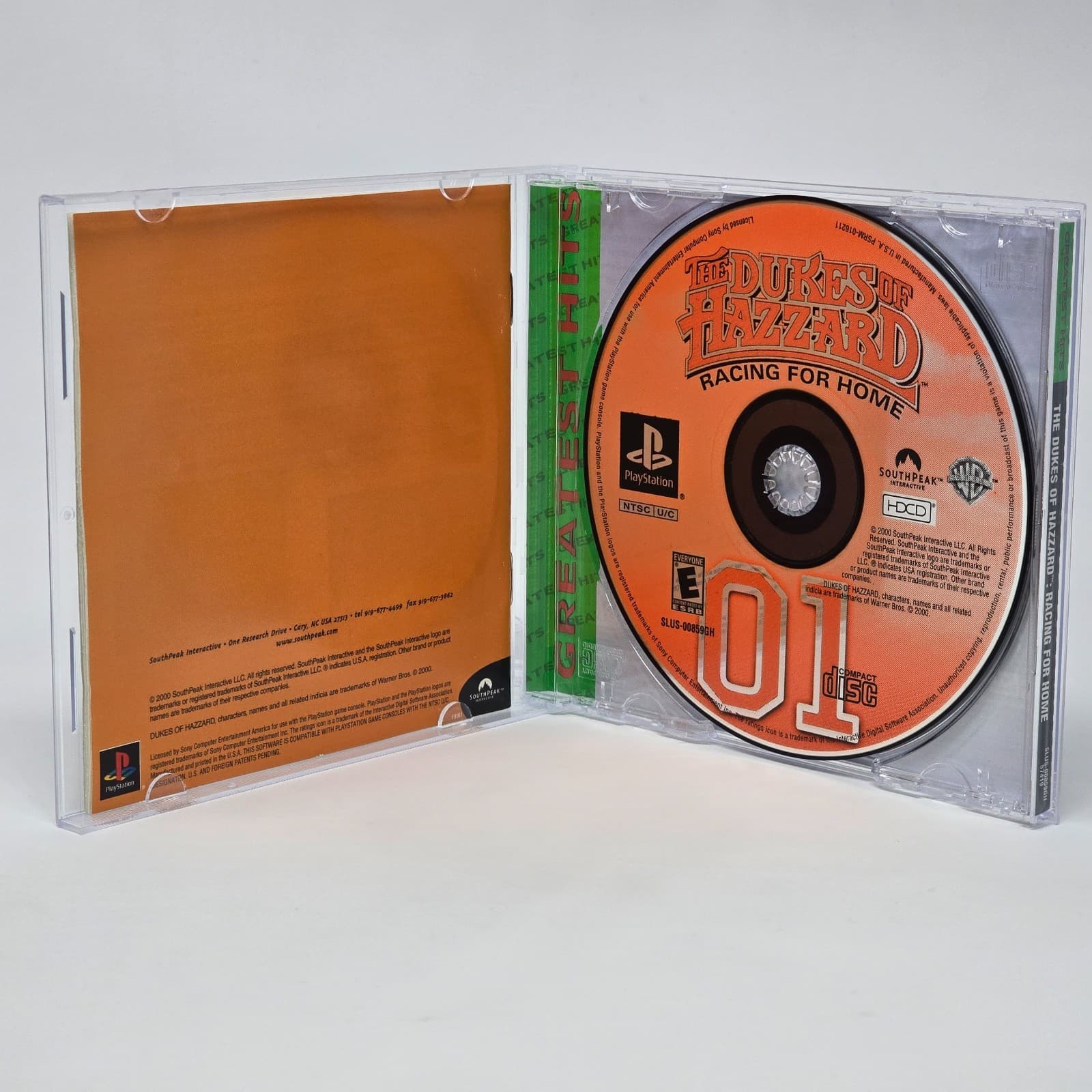 The Dukes of Hazzard: Racing for Home (PlayStation 1 PS1) GH CIB COMPLETE - Thumbnail 2
