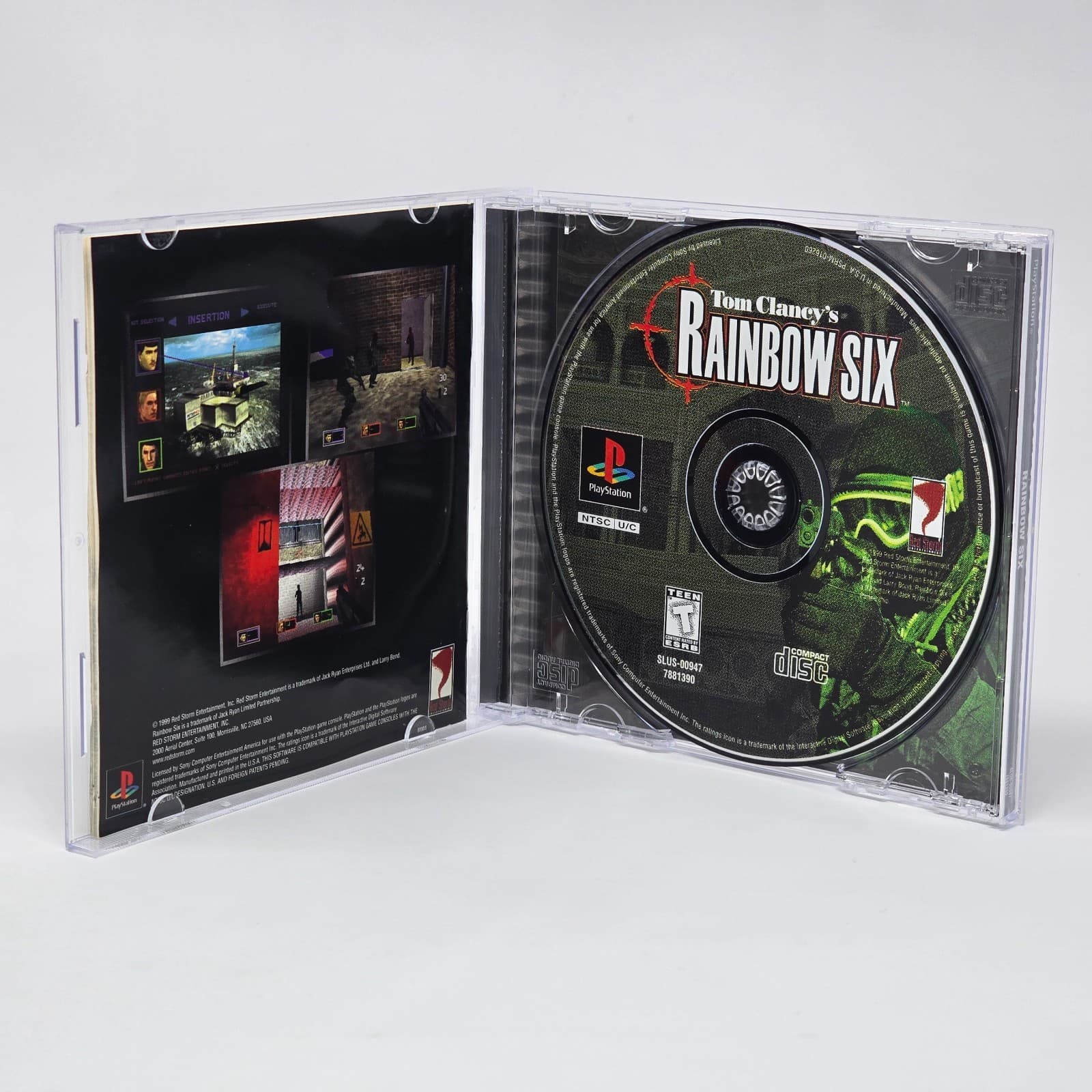 Rainbow Six (PlayStation 1 PS1) Black Label CIB COMPLETE & TESTED - Thumbnail 2
