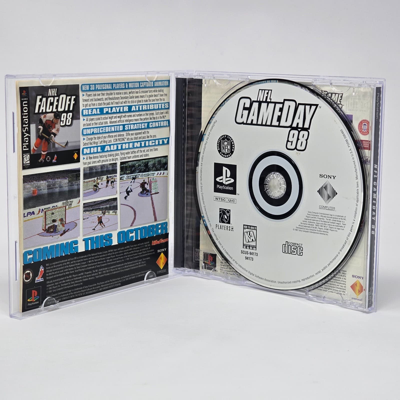NFL GameDay 98 (PlayStation 1 PS1) CIB COMPLETE & TESTED - Thumbnail 2