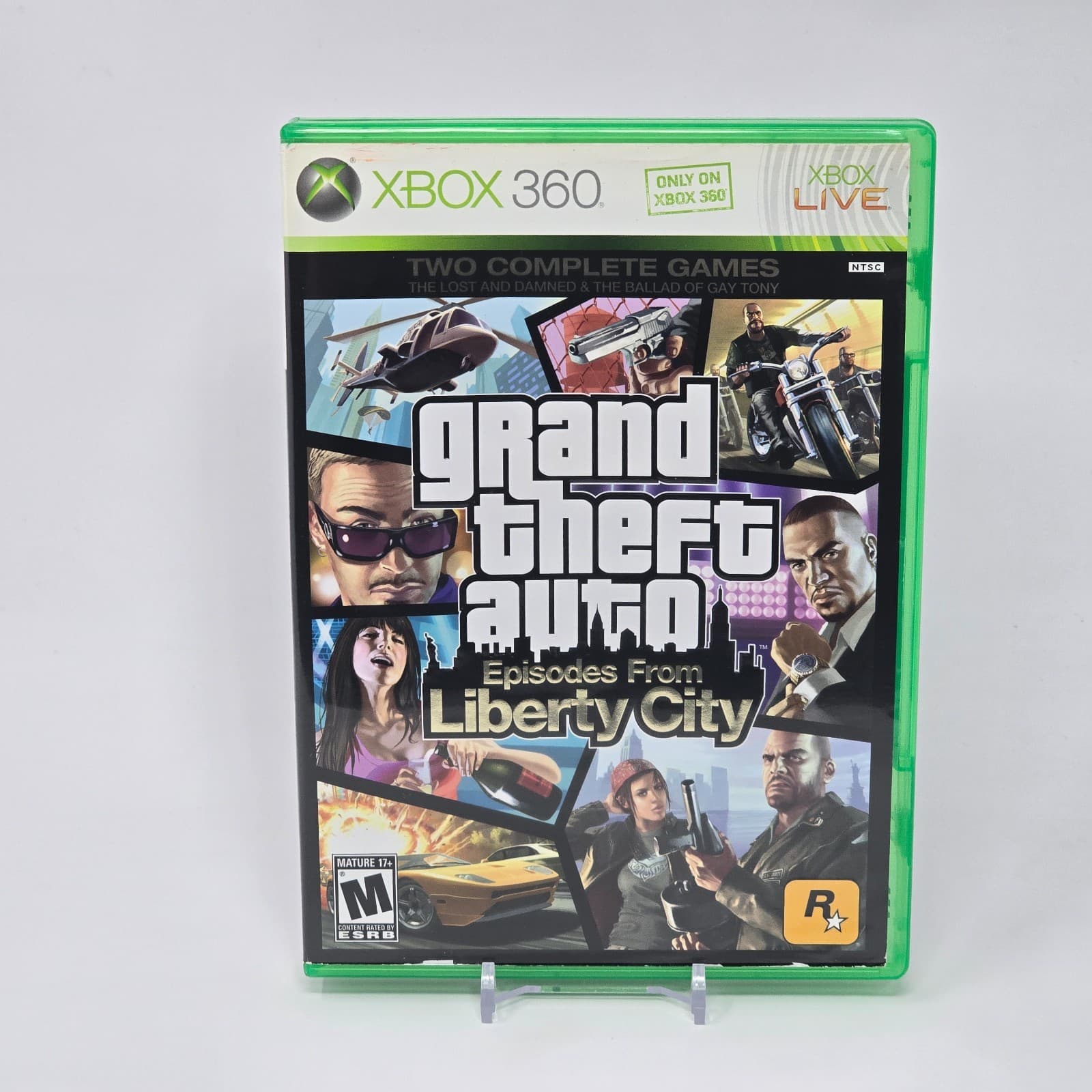 Grand Theft Auto GTA: Episodes from Liberty City (Xbox 360) Case & Disc TESTED