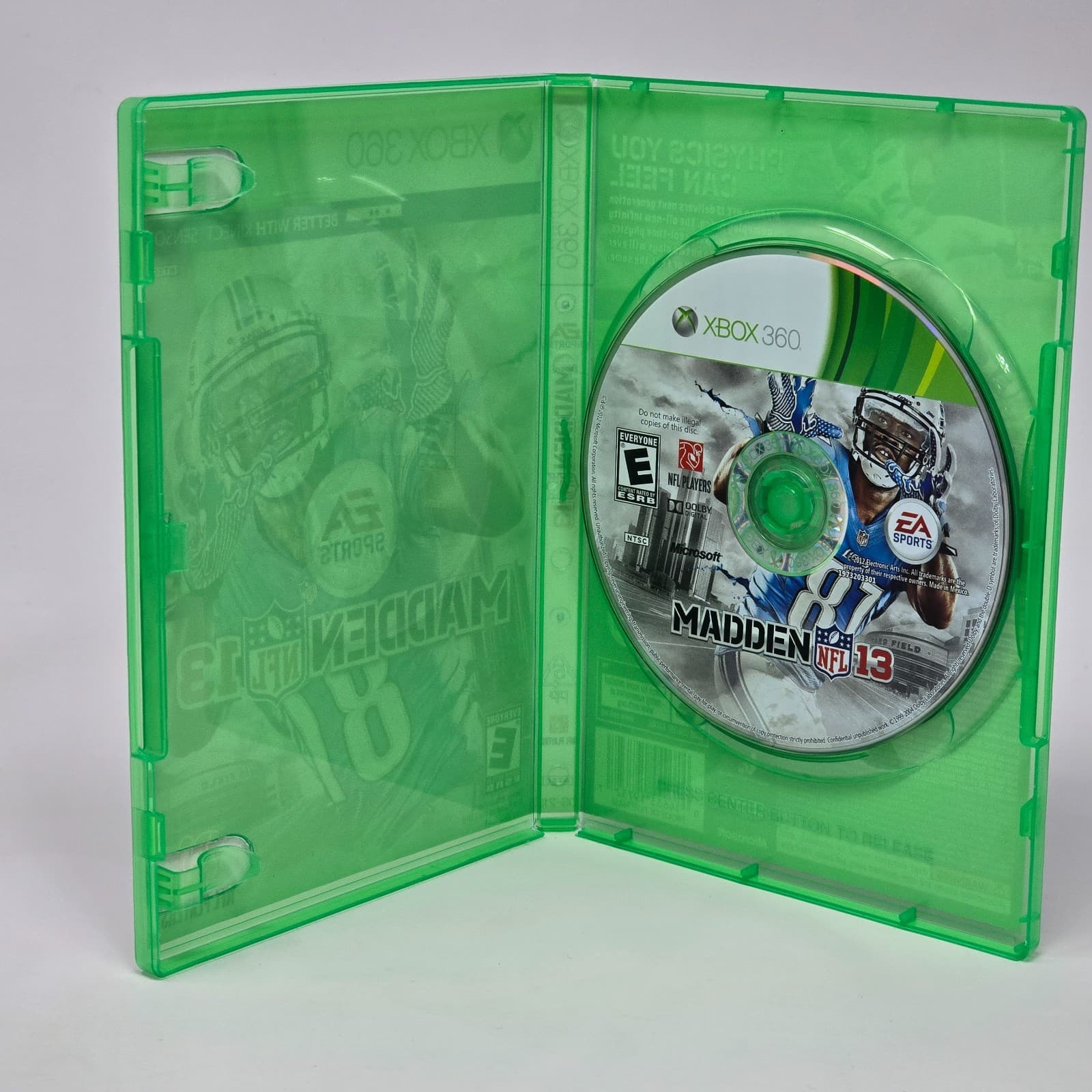 Madden NFL 13 (Xbox 360) Case & Disc TESTED - Thumbnail 2