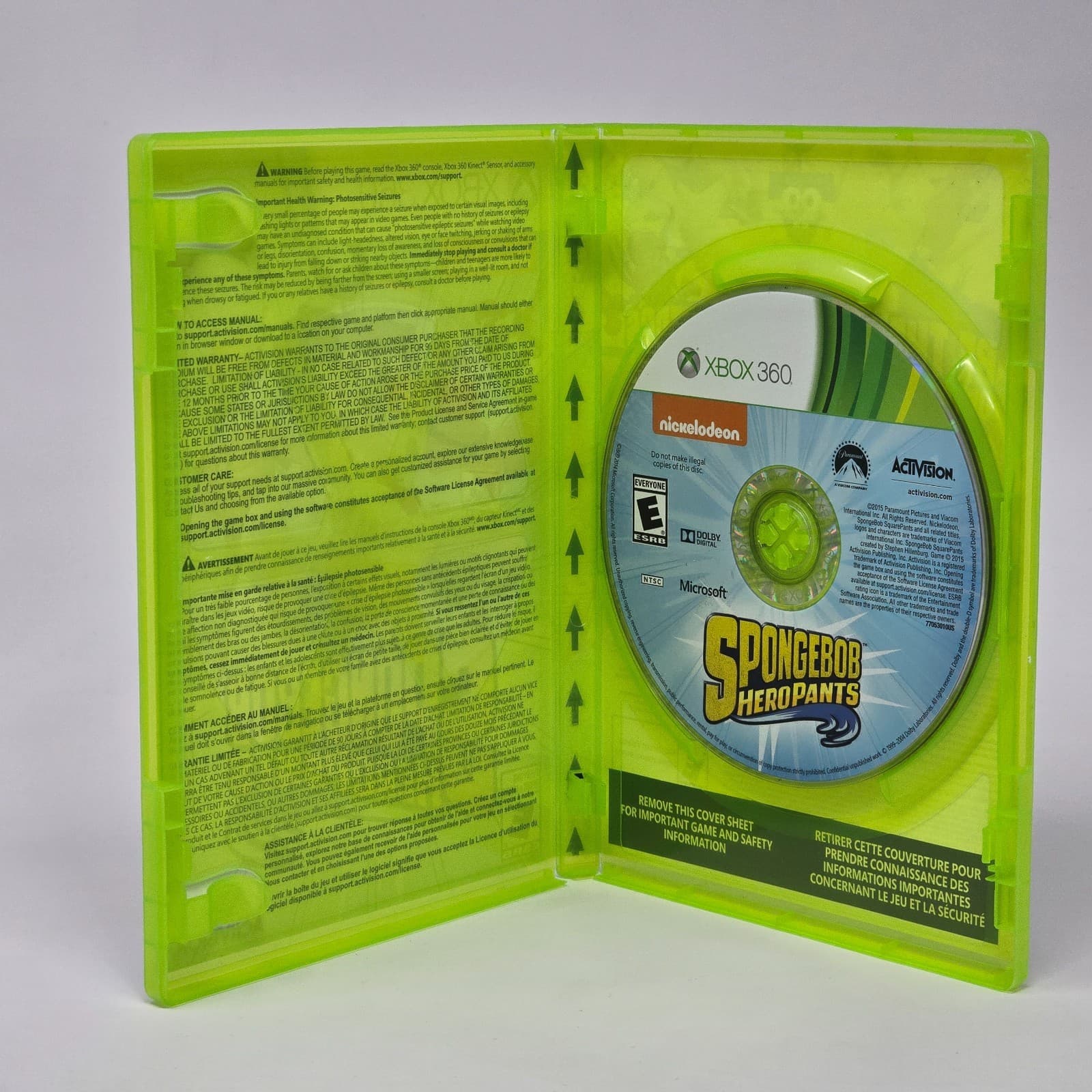 SpongeBob HeroPants Hero Pants (Xbox 360) CIB COMPLETE & TESTED - Thumbnail 2
