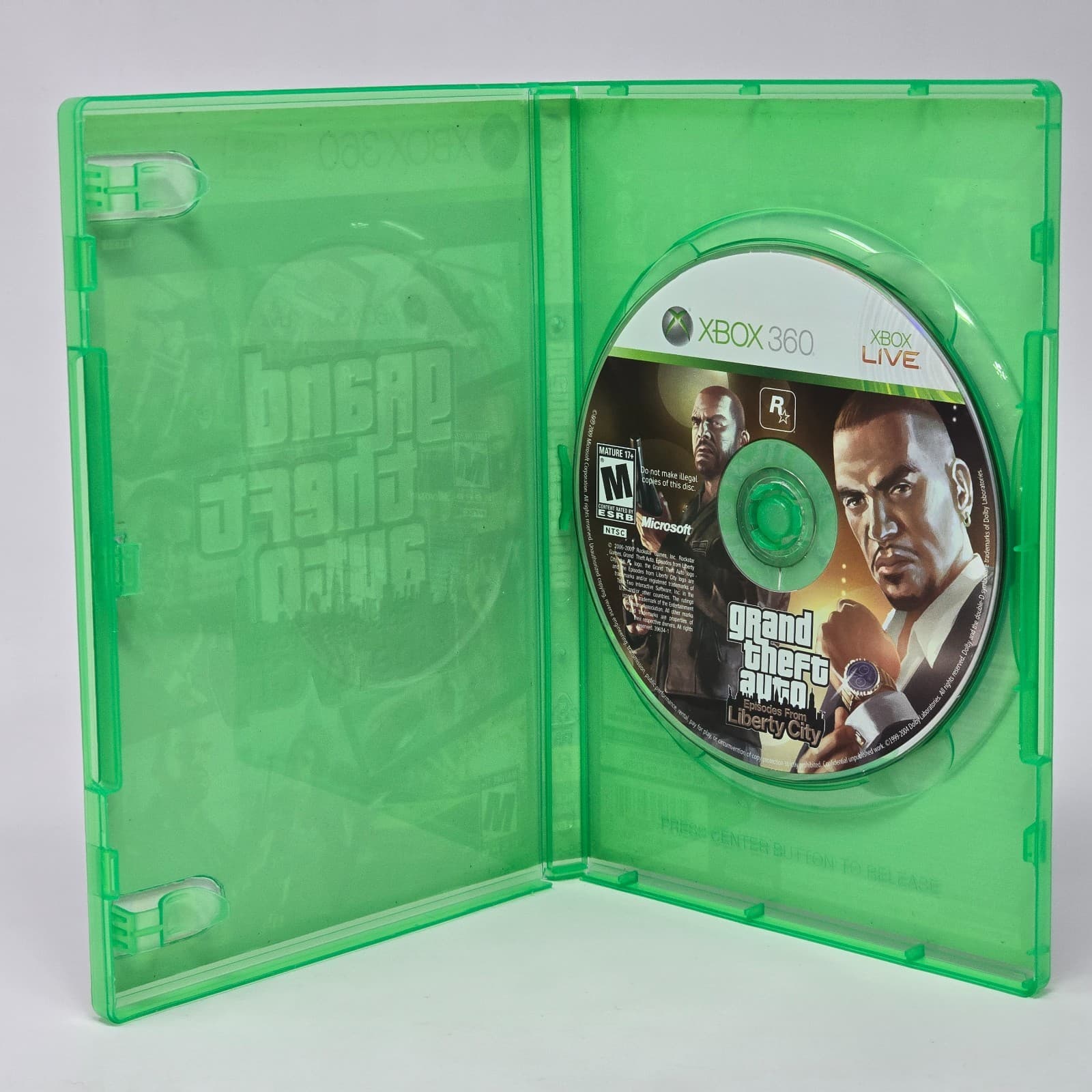 Grand Theft Auto GTA: Episodes from Liberty City (Xbox 360) Case & Disc TESTED - Thumbnail 2