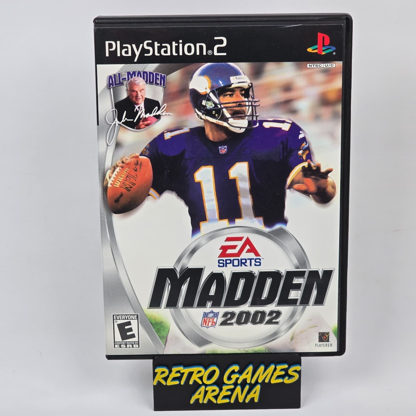 Madden NFL 2002 (PlayStation 2 PS2) Case & Disc