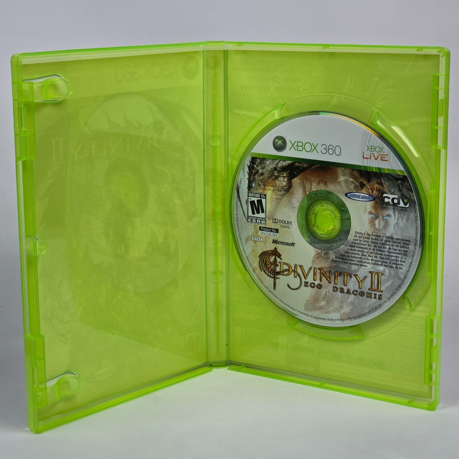 Divinity II 2: Ego Draconis (Xbox 360) Case & Disc - Thumbnail 2
