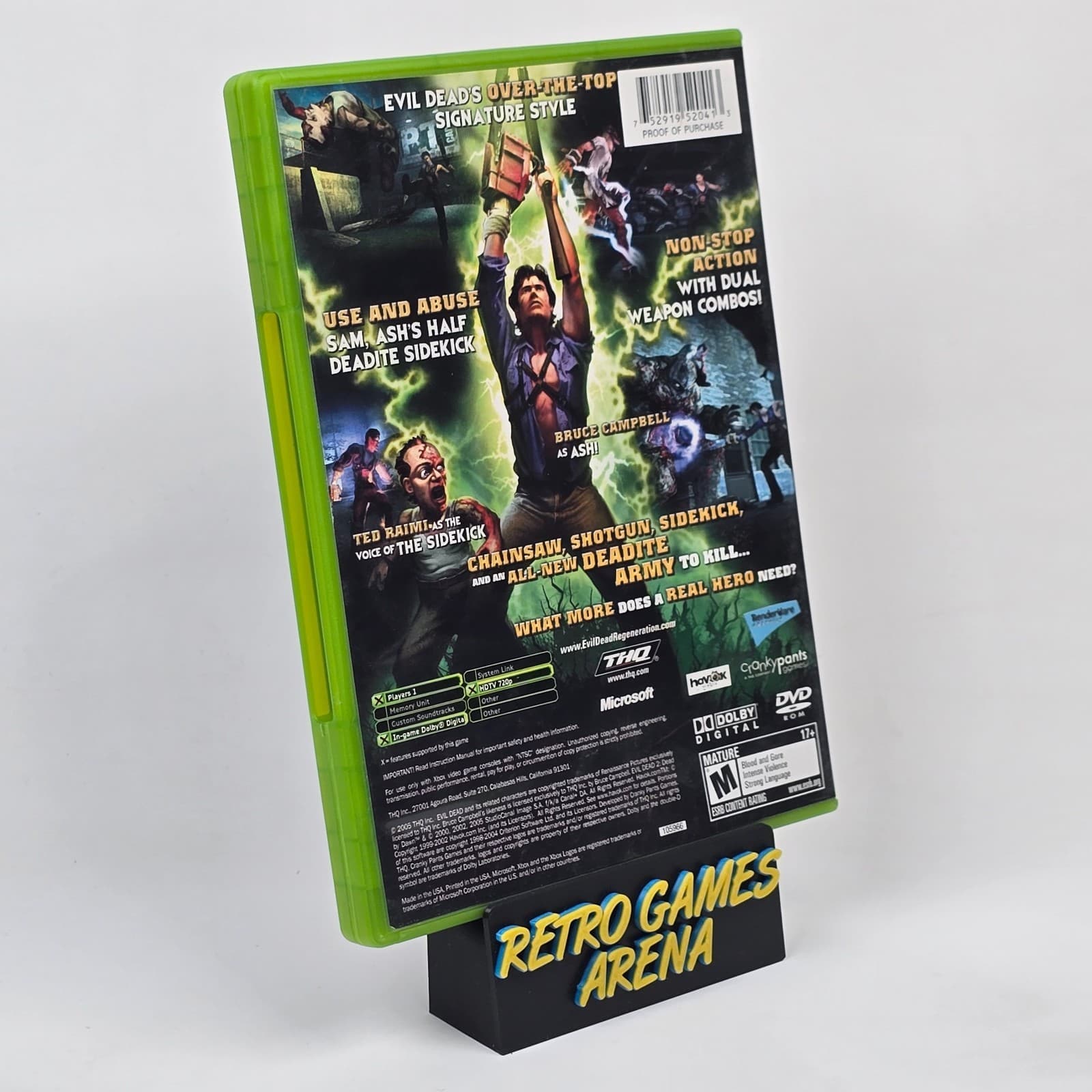 💿REFURBISHED Evil Dead: Regeneration (Original Xbox) CIB COMPLETE💿 - Thumbnail 4