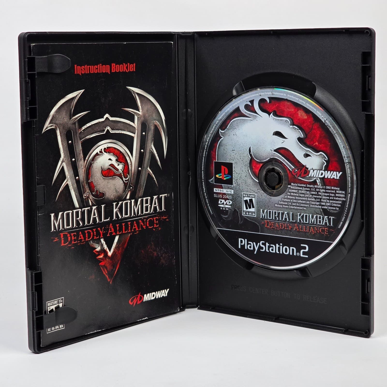 Mortal Kombat: Deadly Alliance (PlayStation 2 PS2) Black Label CIB COMPLETE - Thumbnail 2