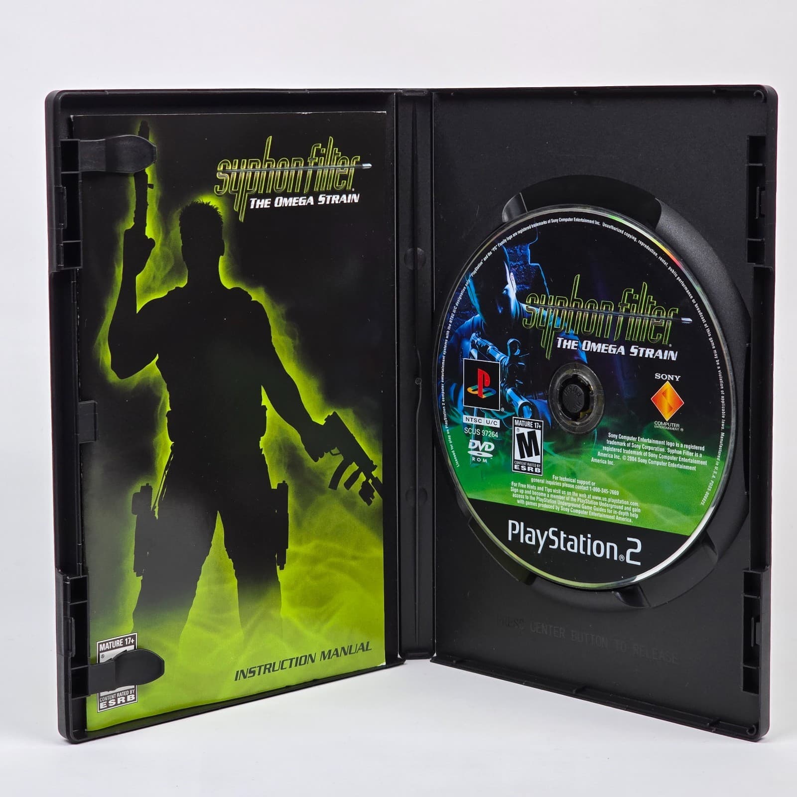 Syphon Filter: The Omega Strain (PlayStation 2 PS2) Black Label CIB COMPLETE - Thumbnail 2
