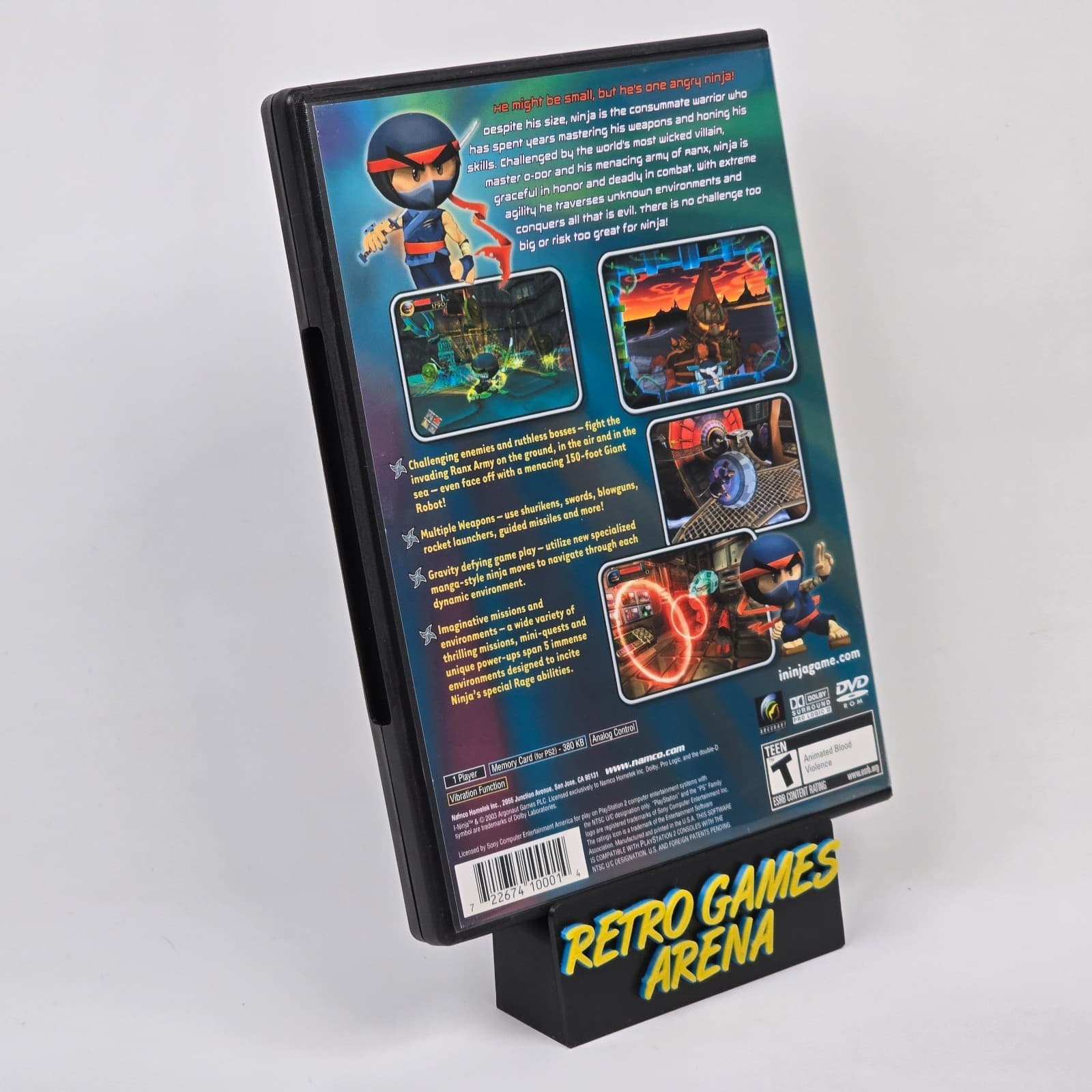 💿REFURBISHED I-Ninja (PlayStation 2 PS2) CIB COMPLETE💿 - Thumbnail 4