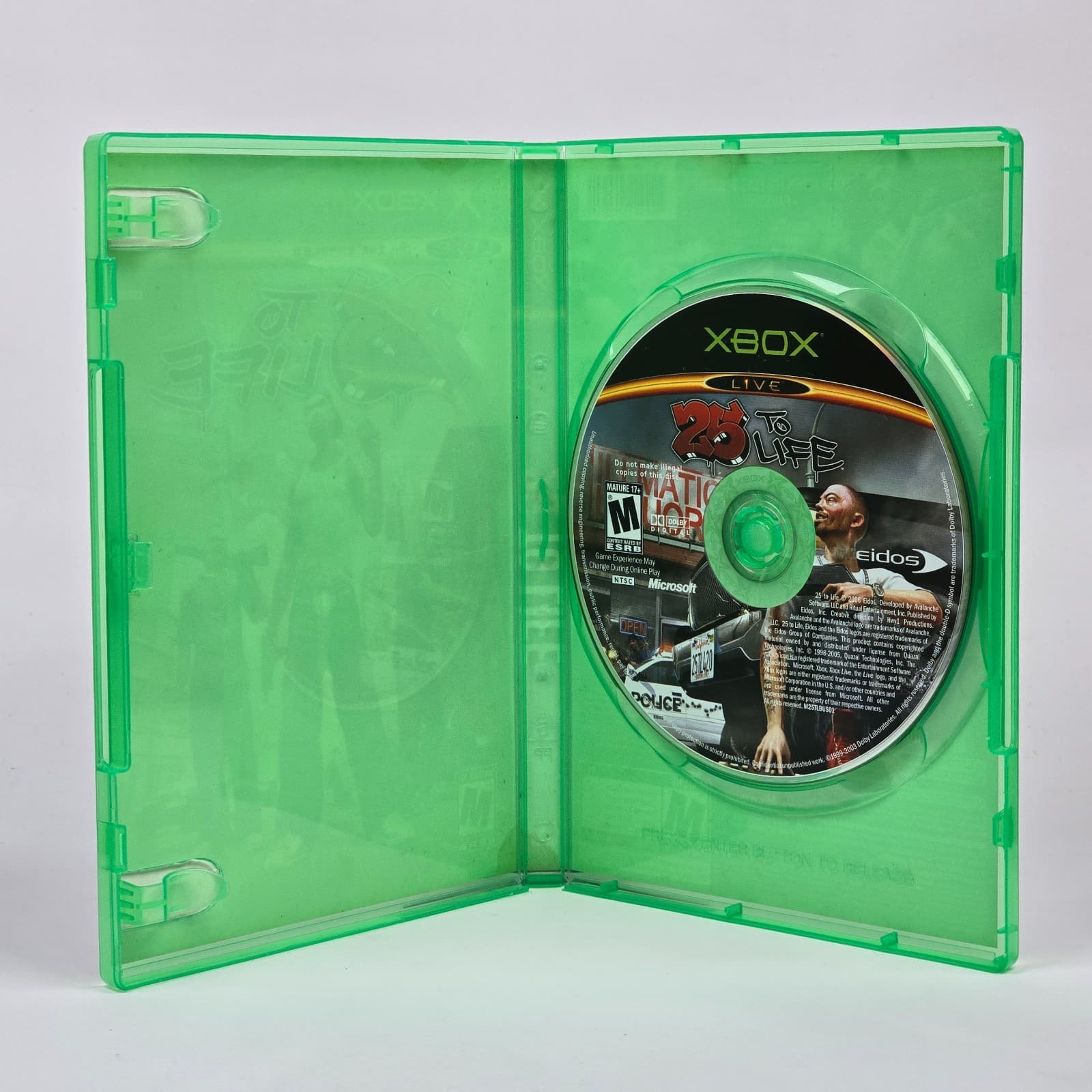 25 to Life (Original Xbox) Case & Disc - Thumbnail 2