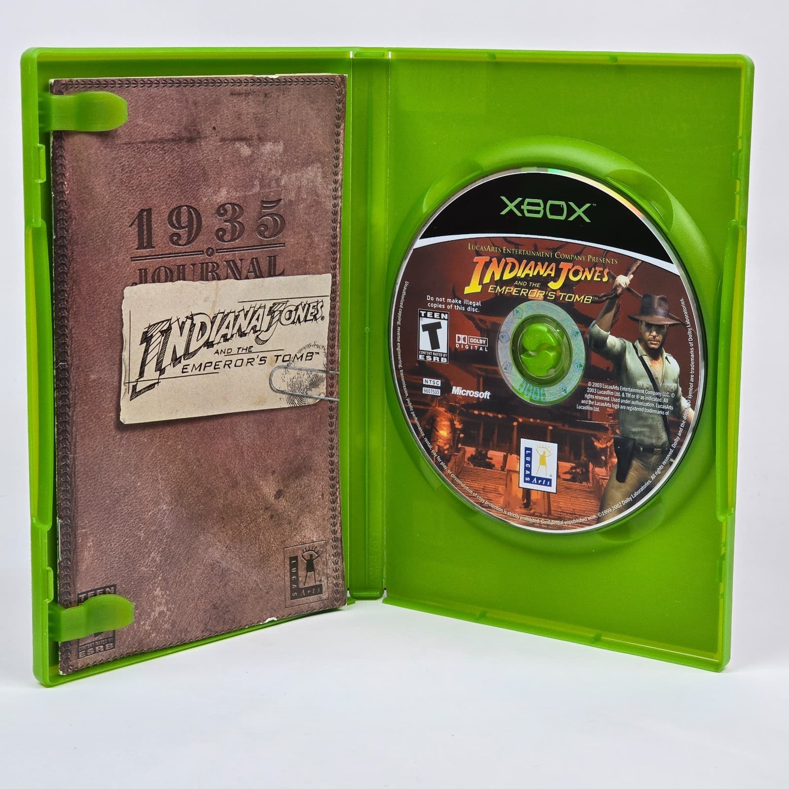 Indiana Jones and the Emperor's Tomb (Original Xbox) CIB COMPLETE - Thumbnail 2