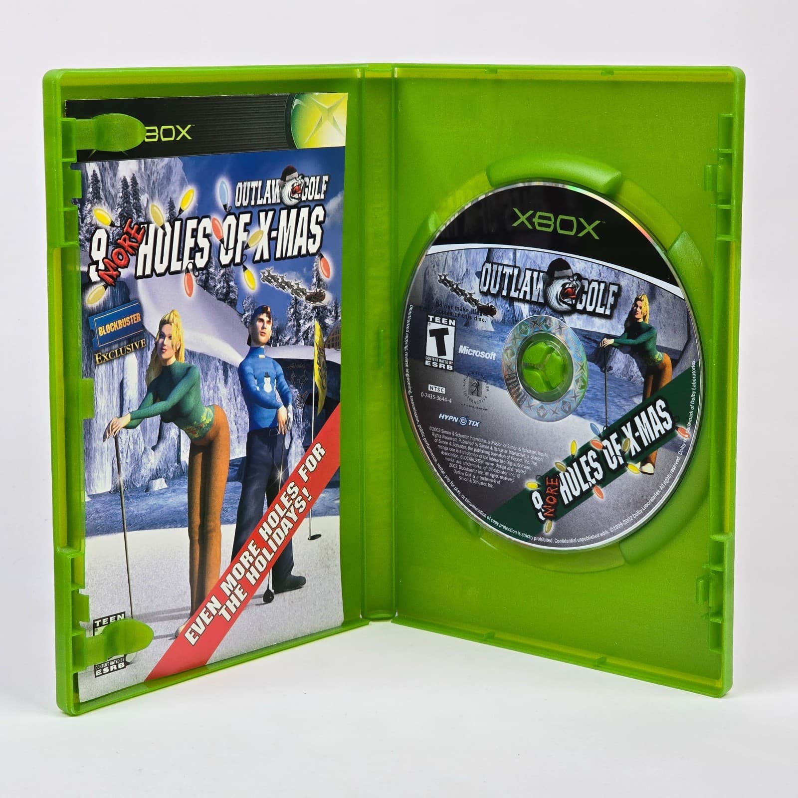 Outlaw Golf: 9 More Holes of X-Mas Christmas (Original Xbox) CIB COMPLETE - Thumbnail 2
