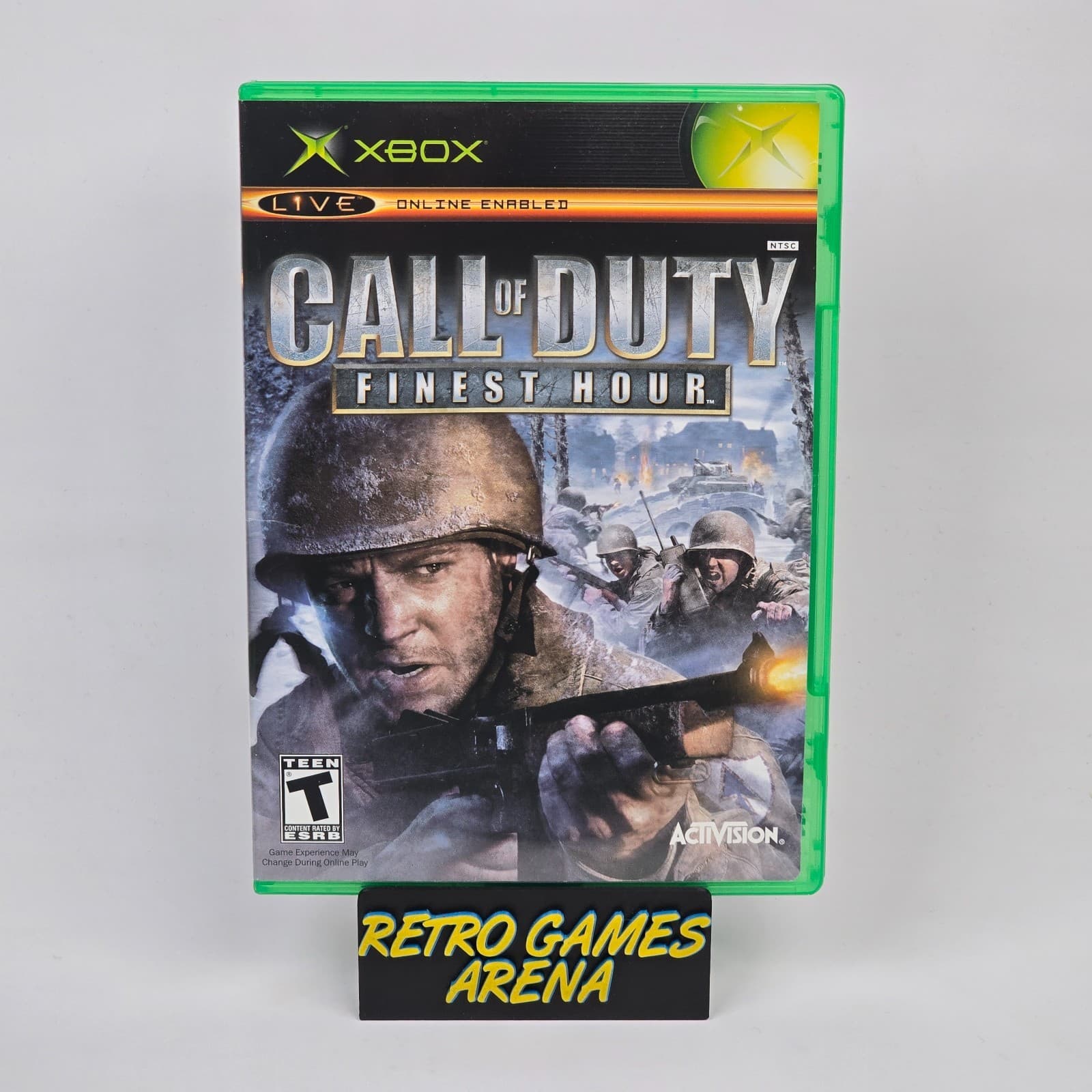 Call of Duty: Finest Hour (Original Xbox) Case & Disc