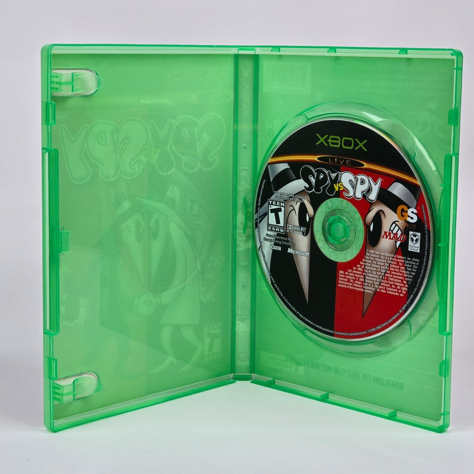 Spy vs Spy (Original Xbox) Case & Disc - Thumbnail 2