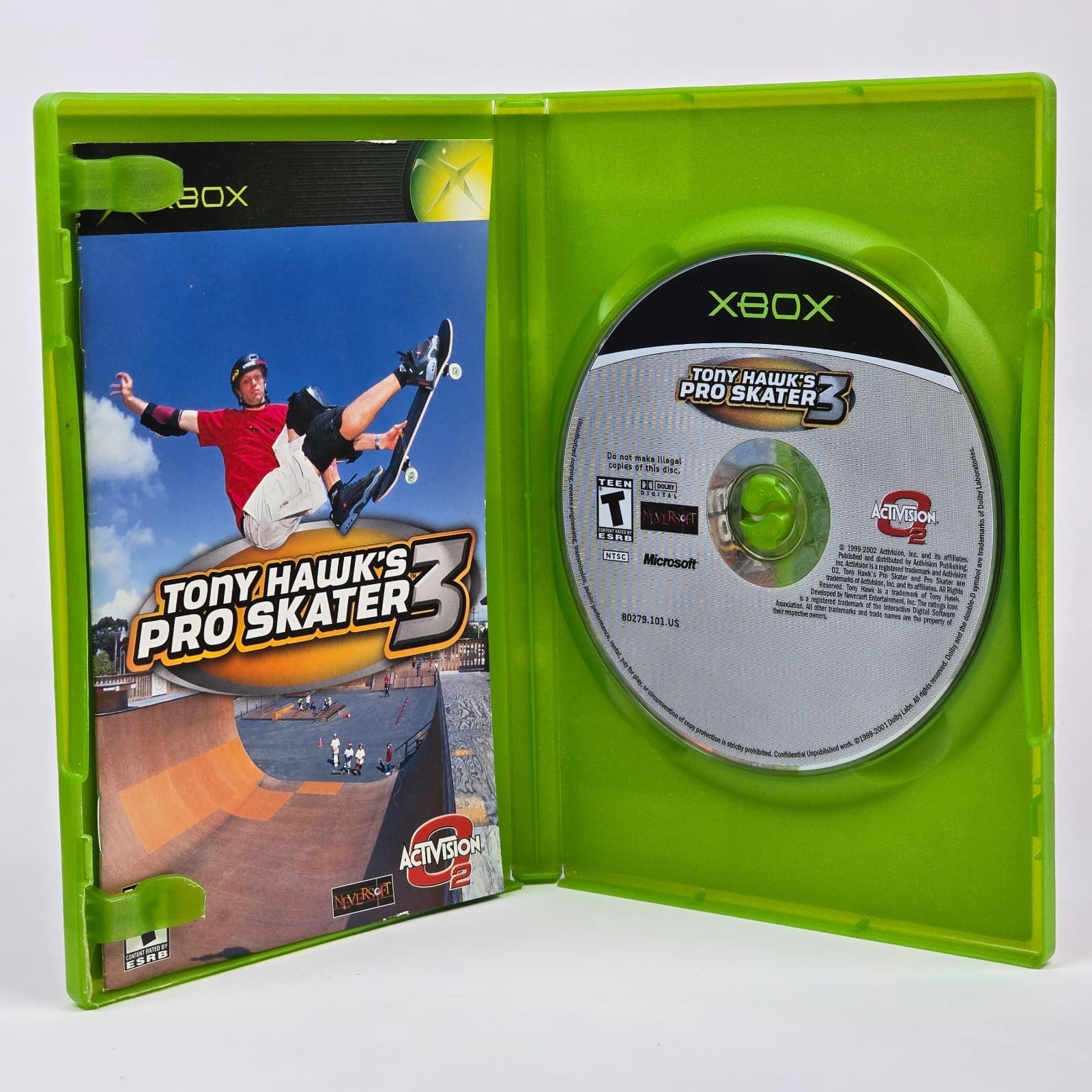 Tony Hawk's Pro Skater 3 (Original Xbox) Black Label CIB COMPLETE - Thumbnail 2