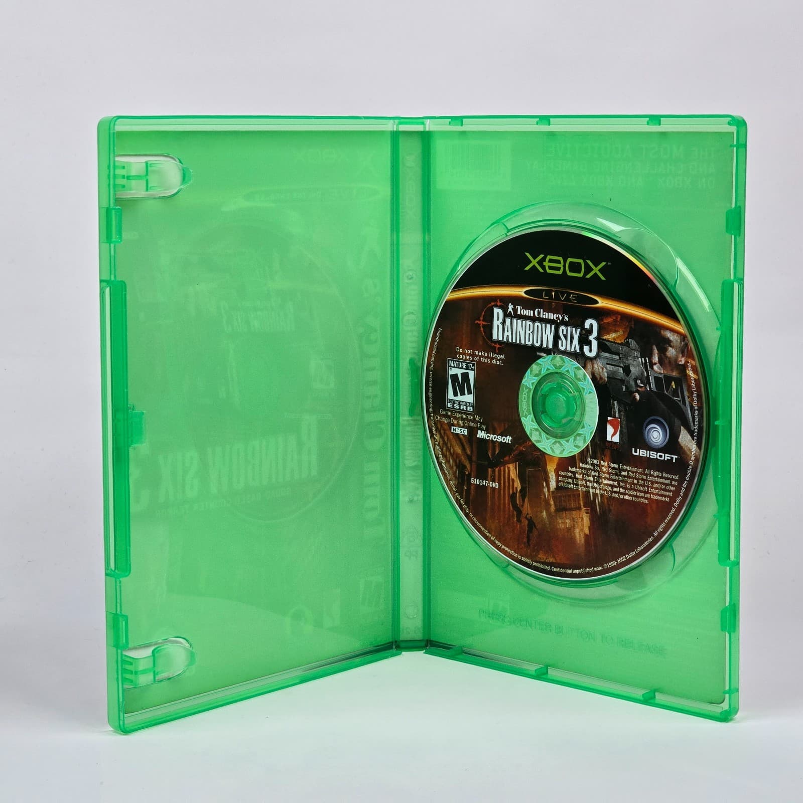 Rainbow Six 3 (Original Xbox) Black Label Case & Disc - Thumbnail 2