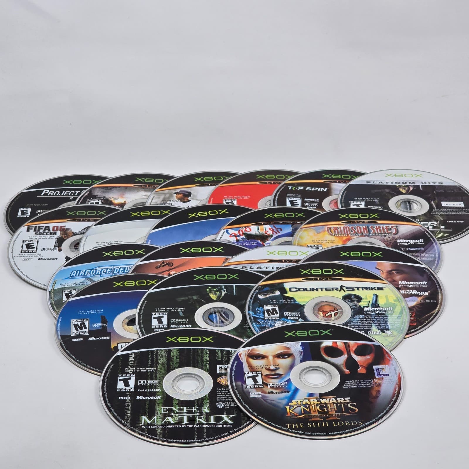 Lot of 100x Loose Original Xbox Discs LOT F (UNTESTED) Some will need resurfaced - Thumbnail 6