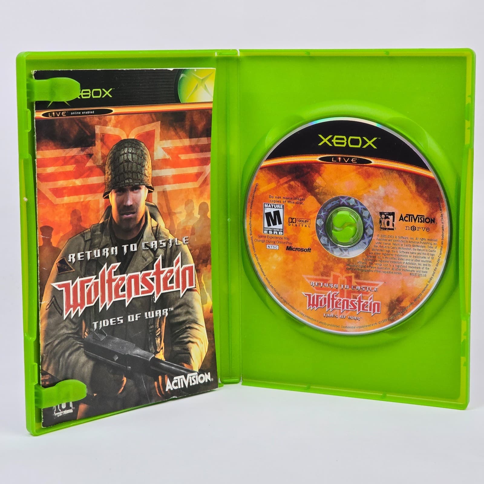 Return to Castle Wolfenstein: Tides of War (Original Xbox) Blk Lbl CIB COMPLETE - Thumbnail 2