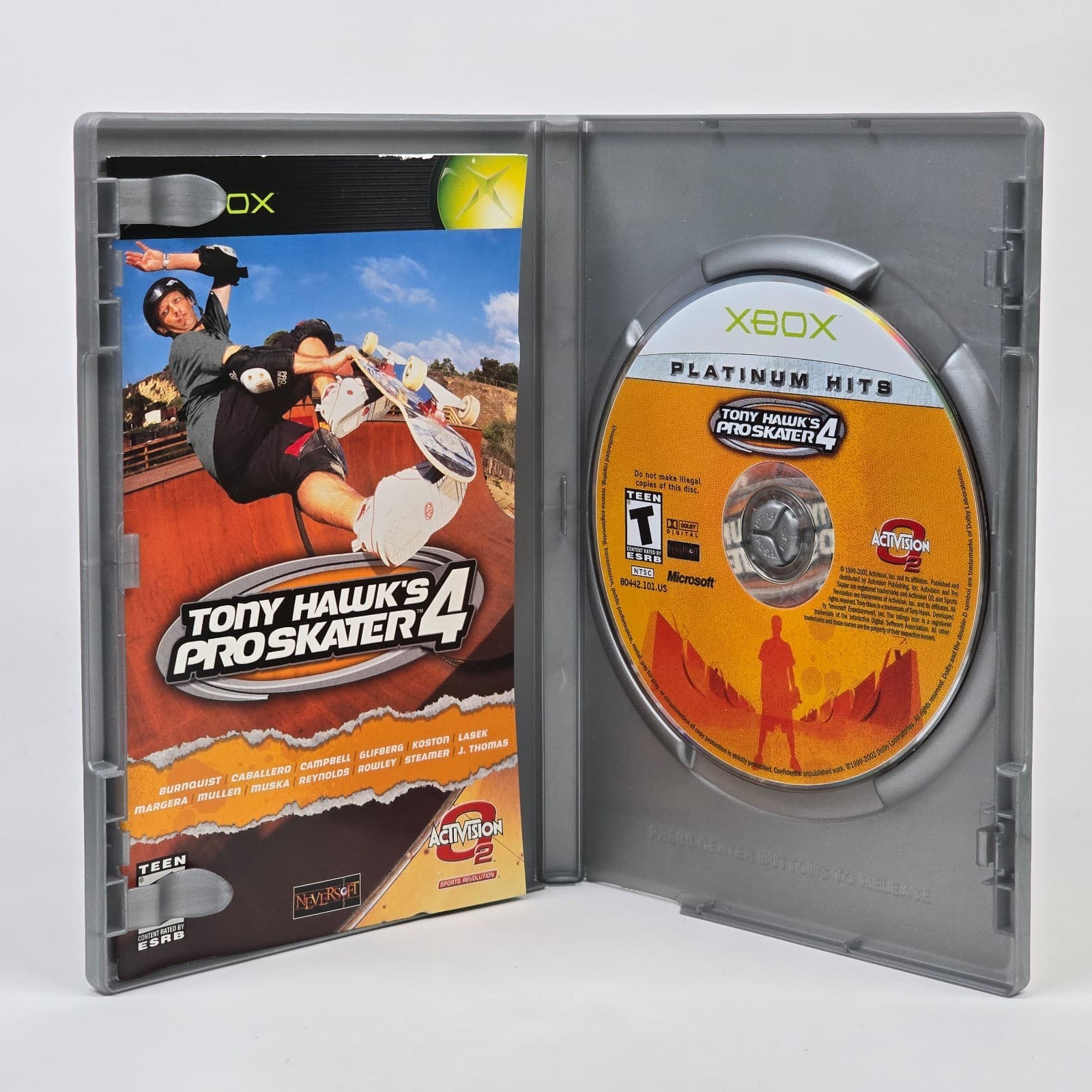 Tony Hawk's Pro Skater 4 (Original Xbox) Platinum Hits CIB COMPLETE - Thumbnail 2