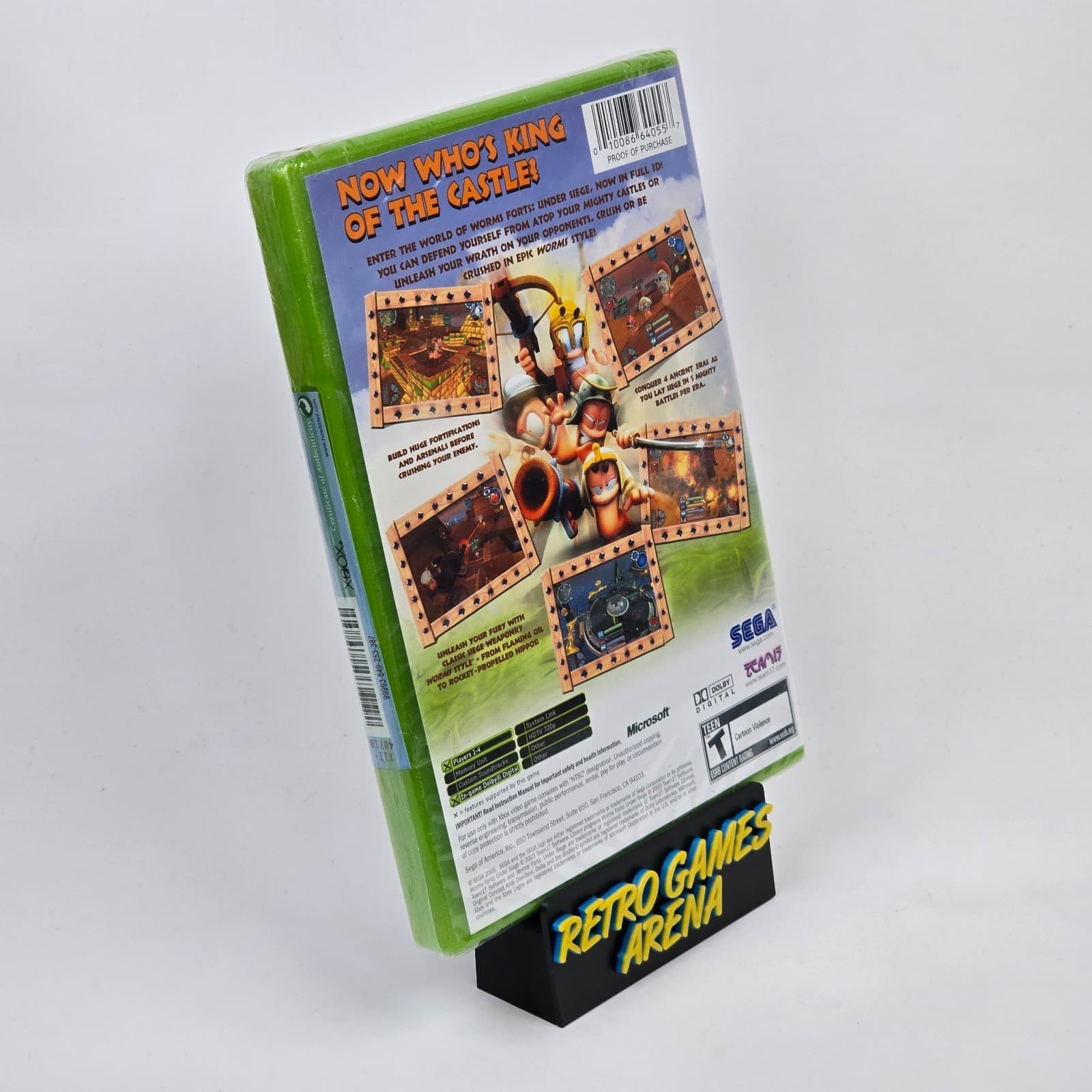 Worms Forts: Under Siege (Original Xbox) BRAND NEW FACTORY SEALED - Thumbnail 2