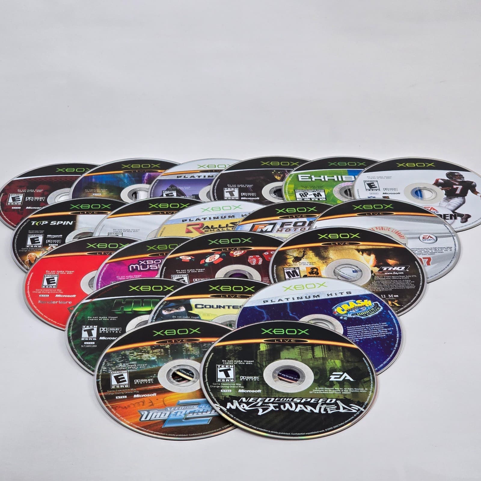 Lot of 100x Loose Original Xbox Discs LOT F (UNTESTED) Some will need resurfaced - Thumbnail 5