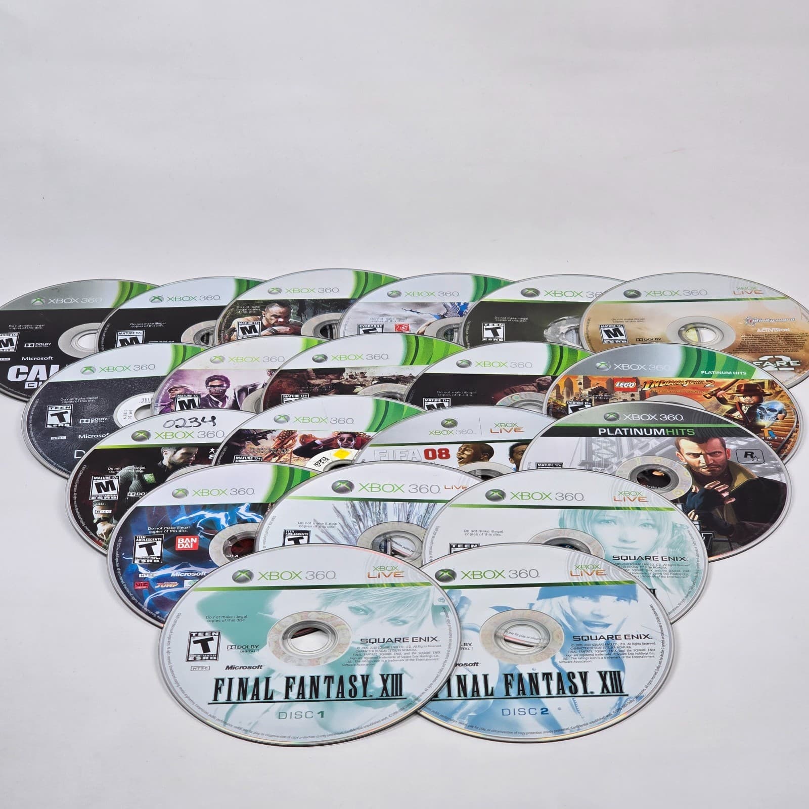 Lot of 100x Loose Xbox 360 Discs LOT D (UNTESTED) Some will need resurfaced - Thumbnail 2