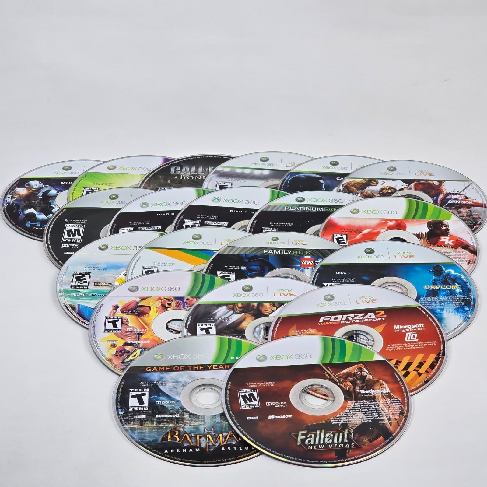 Lot of 100x Loose Xbox 360 Discs LOT D (UNTESTED) Some will need resurfaced - Thumbnail 6