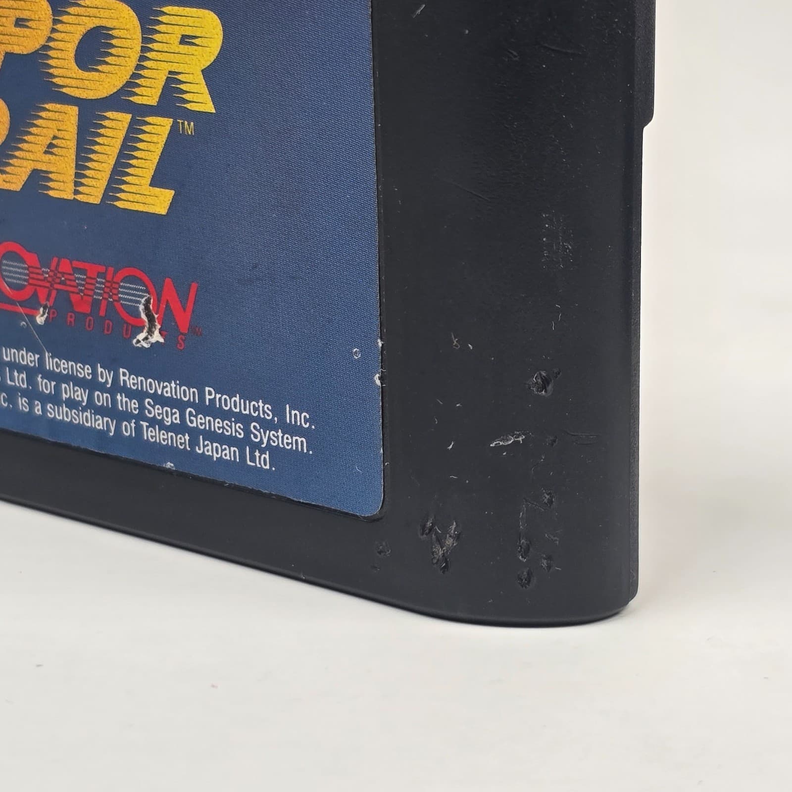 Vapor Trail (Sega Genesis) Case & Cartridge TESTED (Cartridge Imperfections) - Thumbnail 2