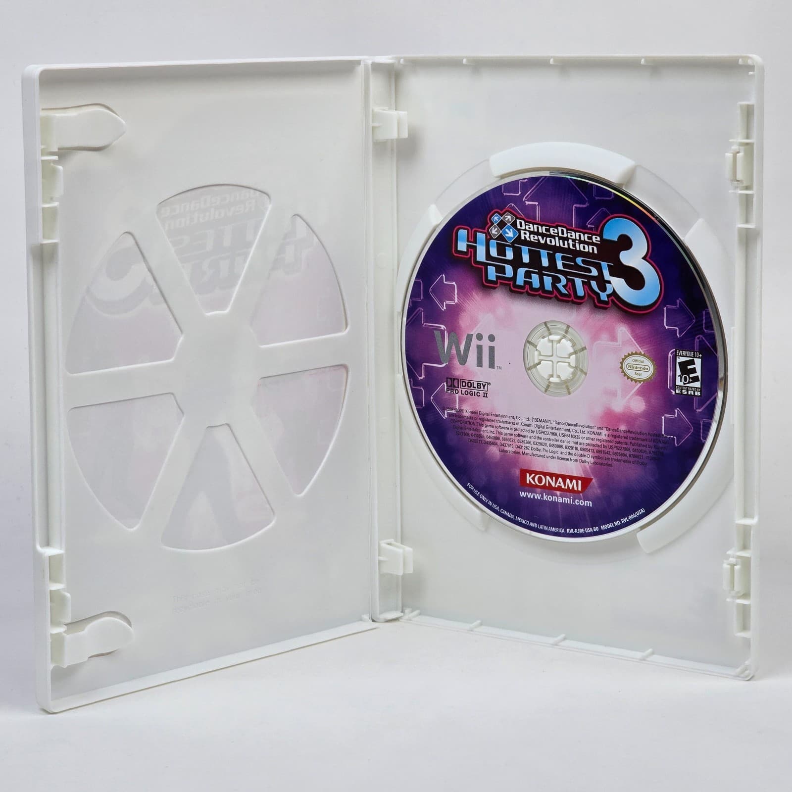 Dance Dance Revolution: Hottest Party 3 (Nintendo Wii) Case & Disc - Thumbnail 2