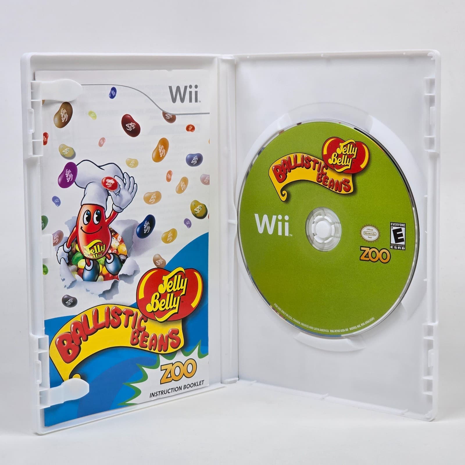 Jelly Belly: Ballistic Beans (Nintendo Wii) CIB COMPLETE - Thumbnail 2